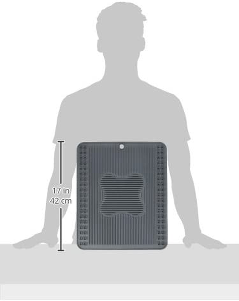 Catit Litter Pan Mat, Gray Animals & Pet Supplies > Pet Supplies > Cat Supplies > Cat Litter Box Mats Catit