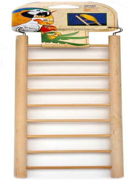 Penn Plax (BA115) 9-Step Wooden Bird Ladder Animals & Pet Supplies > Pet Supplies > Bird Supplies > Bird Ladders & Perches Penn-Plax