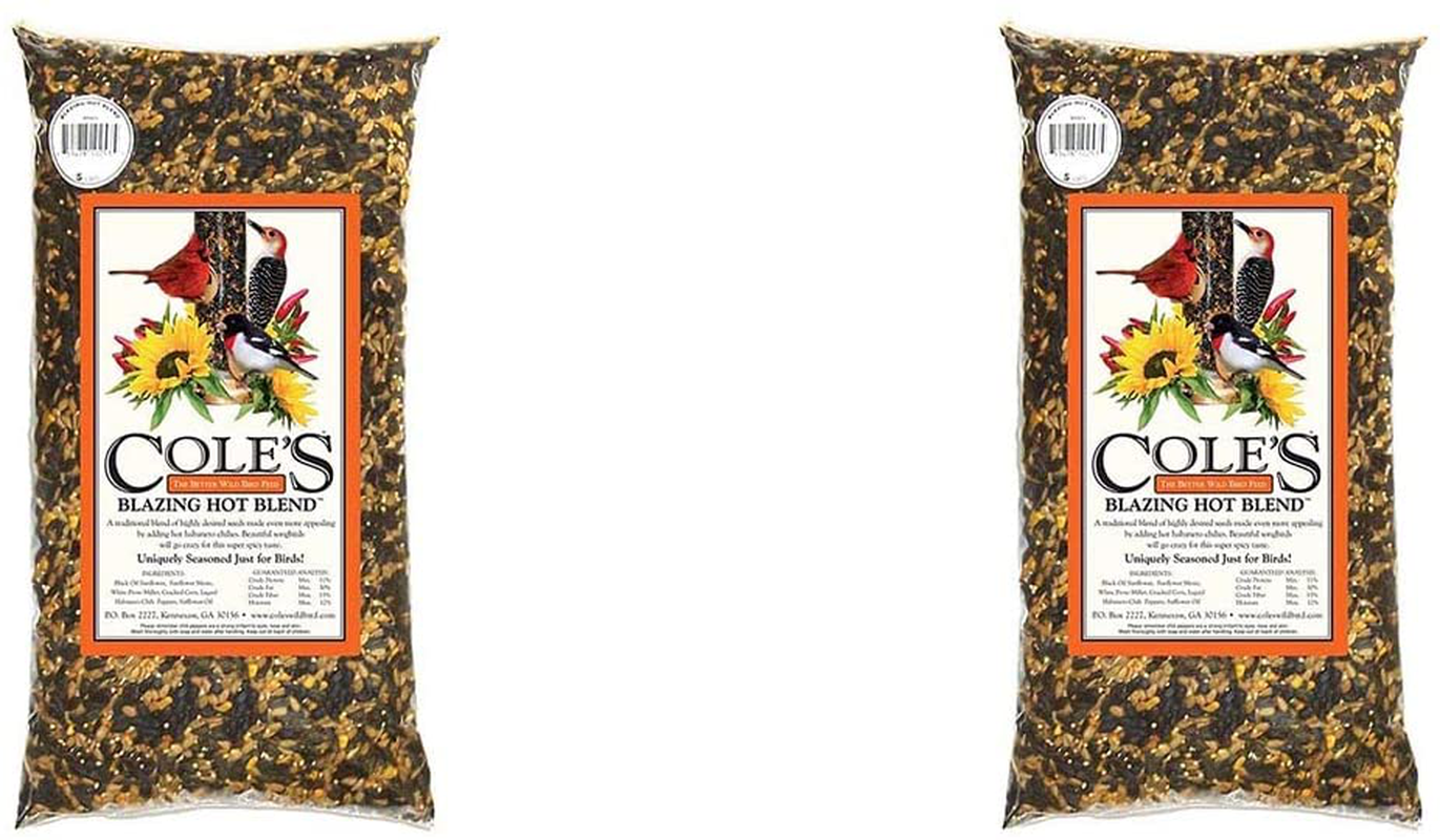 Cole'S BH10 Blazing Hot Blend Bird Seed, 10-Pound Animals & Pet Supplies > Pet Supplies > Bird Supplies > Bird Food Cole's Wild Bird Products Two Pack