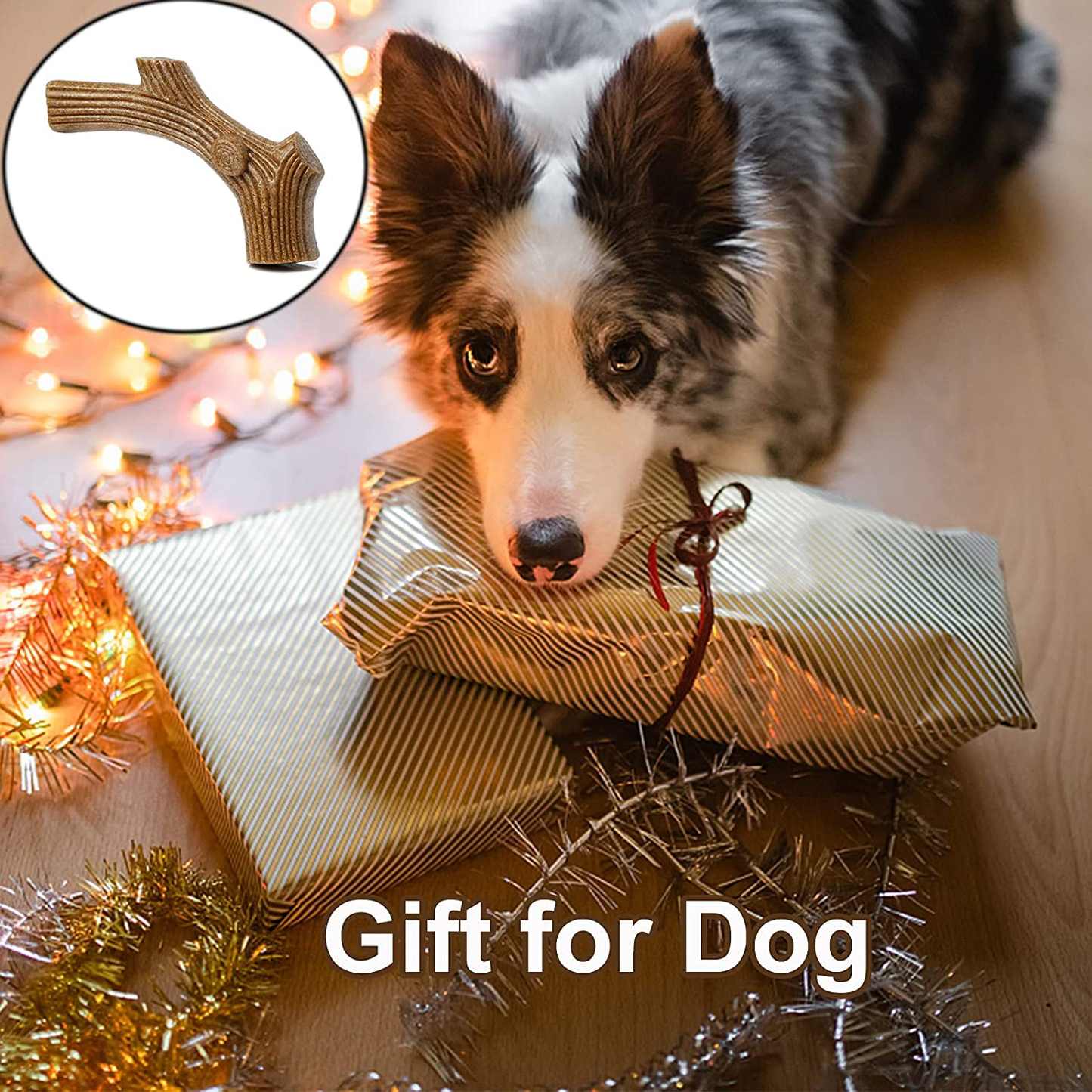 Tough Dog Toys,Deummiu Dog Chew Toys for Aggressive Chewers,Durable Dog Teething Stick Toys for Medium Large Breed - Beef Flavor Animals & Pet Supplies > Pet Supplies > Dog Supplies > Dog Toys Deummiu