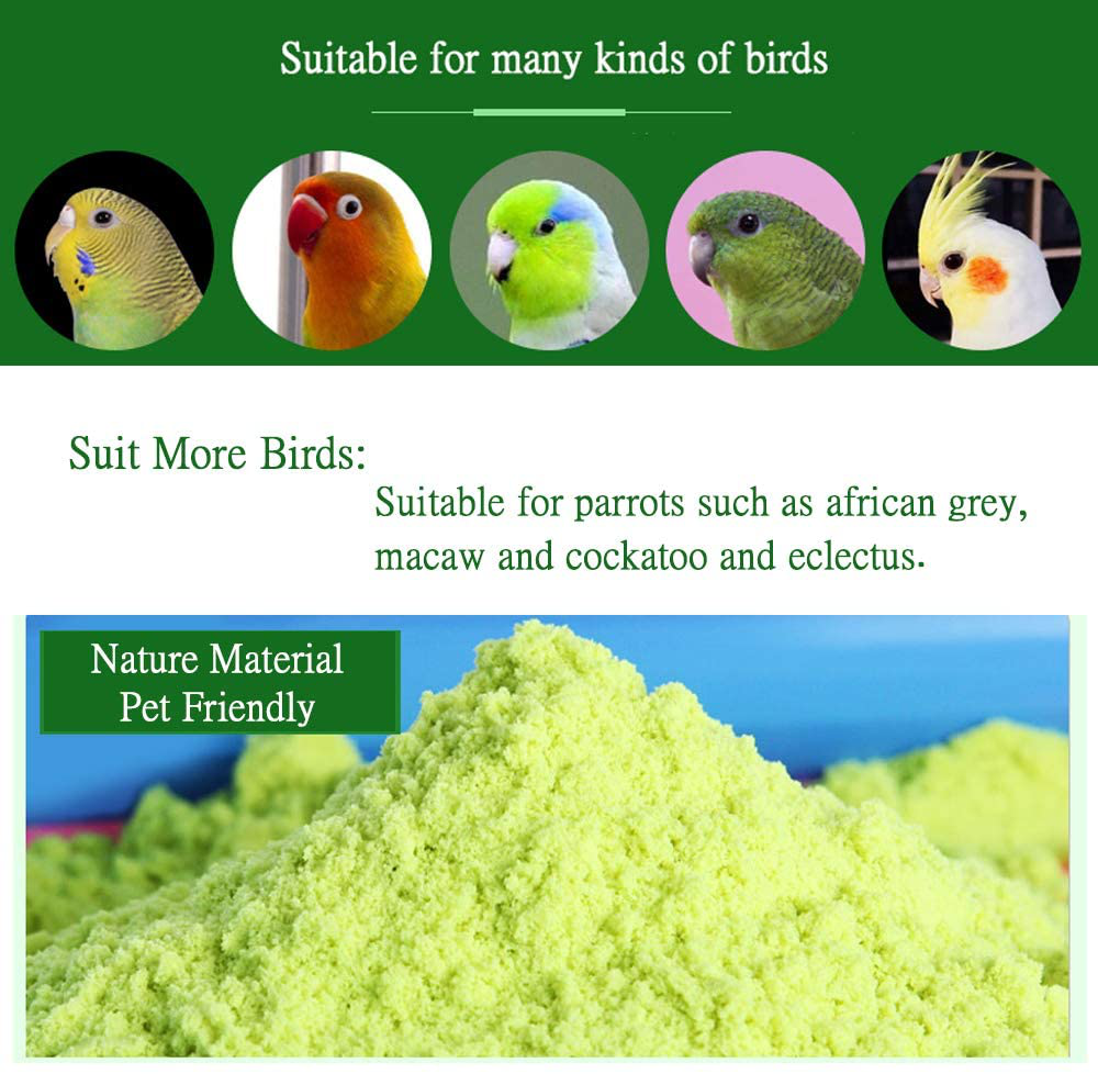 AQH Parrot Perch Stand, 6 Pcs Bird Perches Bird Cage Perch Toy, Colorful Paw Grinding Stick Cage Accessories for Parakeets Conures Cockatiels Animals & Pet Supplies > Pet Supplies > Bird Supplies > Bird Cage Accessories AQH