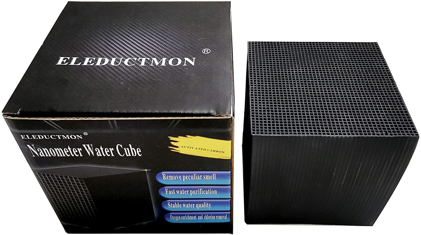 ELEDUCTMON Eco-Aquarium Water Purifier Cube Filter Activated Carbon Ultra Strong Filtration and Absorption for Aquarium,Ponds,Fish Tank, Water Tank, Water Purification Animals & Pet Supplies > Pet Supplies > Fish Supplies > Aquarium Filters ELEDUCTMON