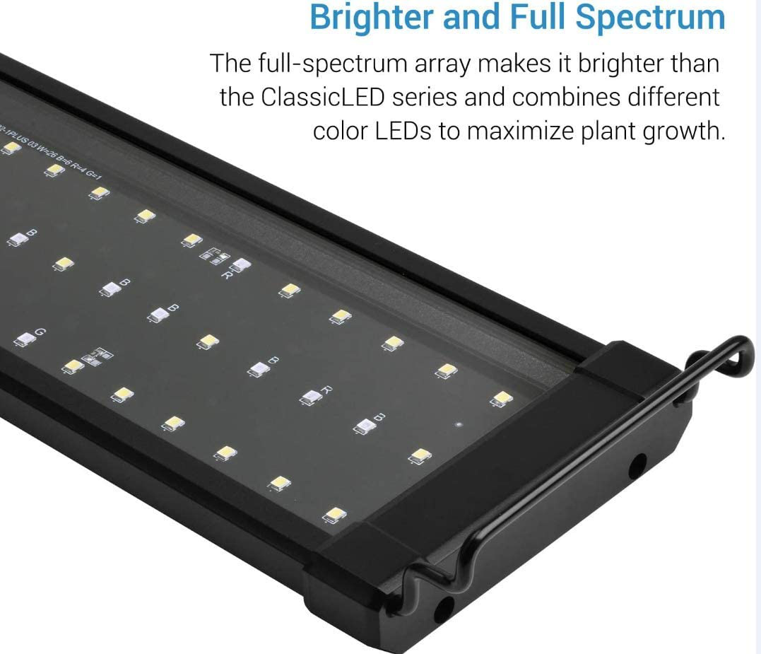 Full Spectrum Aquarium Light Tank Light 5730SMD Full Spectrum Luminaire LED Hood Fish Light for Aquarium 24" 35'' 47" LED Light Christmas Decoration (90CM) Animals & Pet Supplies > Pet Supplies > Fish Supplies > Aquarium Lighting Unknown