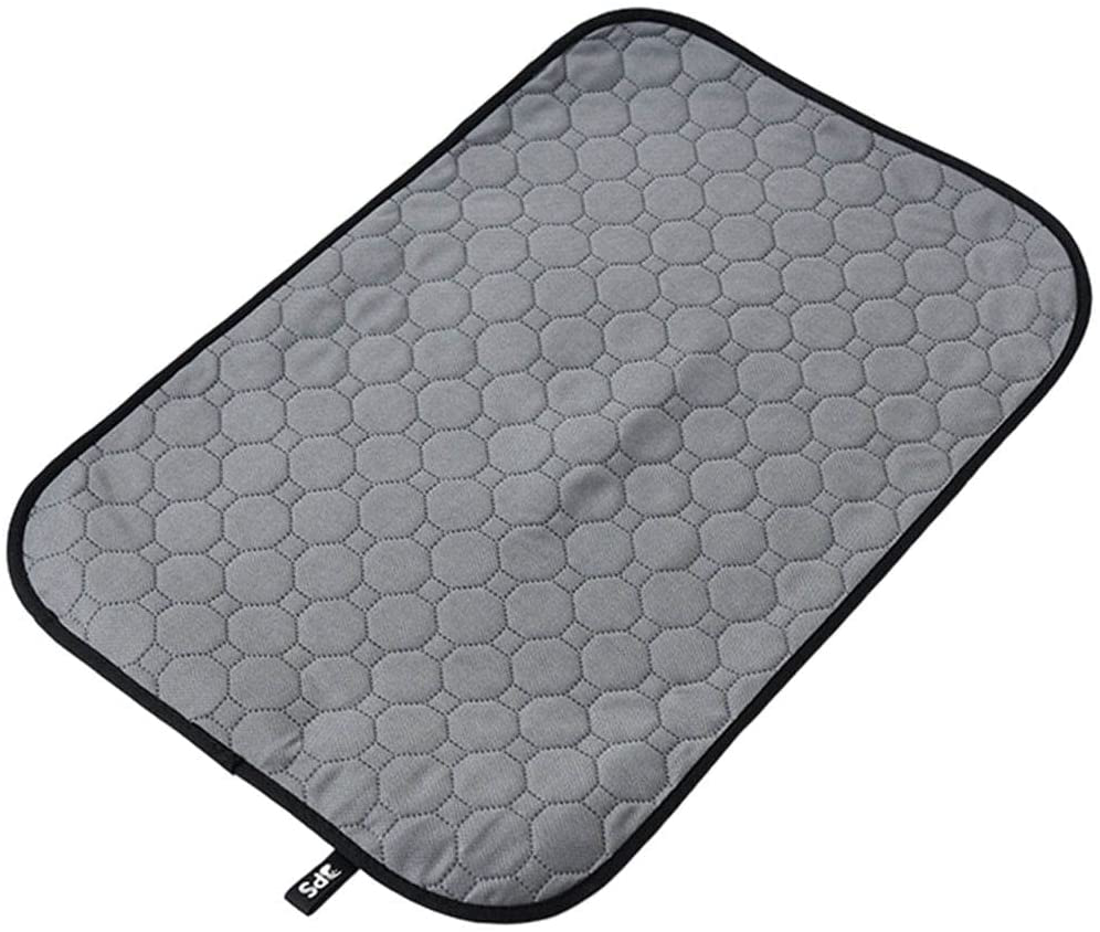 Baoblaze Cooling Cat Litter Mat Non-Slip Breathable Washable Easy Clean Non Toxic Four-Layer Waterproof Non-Slip Urine Waterproof for Litter Boxes Animals & Pet Supplies > Pet Supplies > Cat Supplies > Cat Litter Box Mats Baoblaze Dark gray Medium