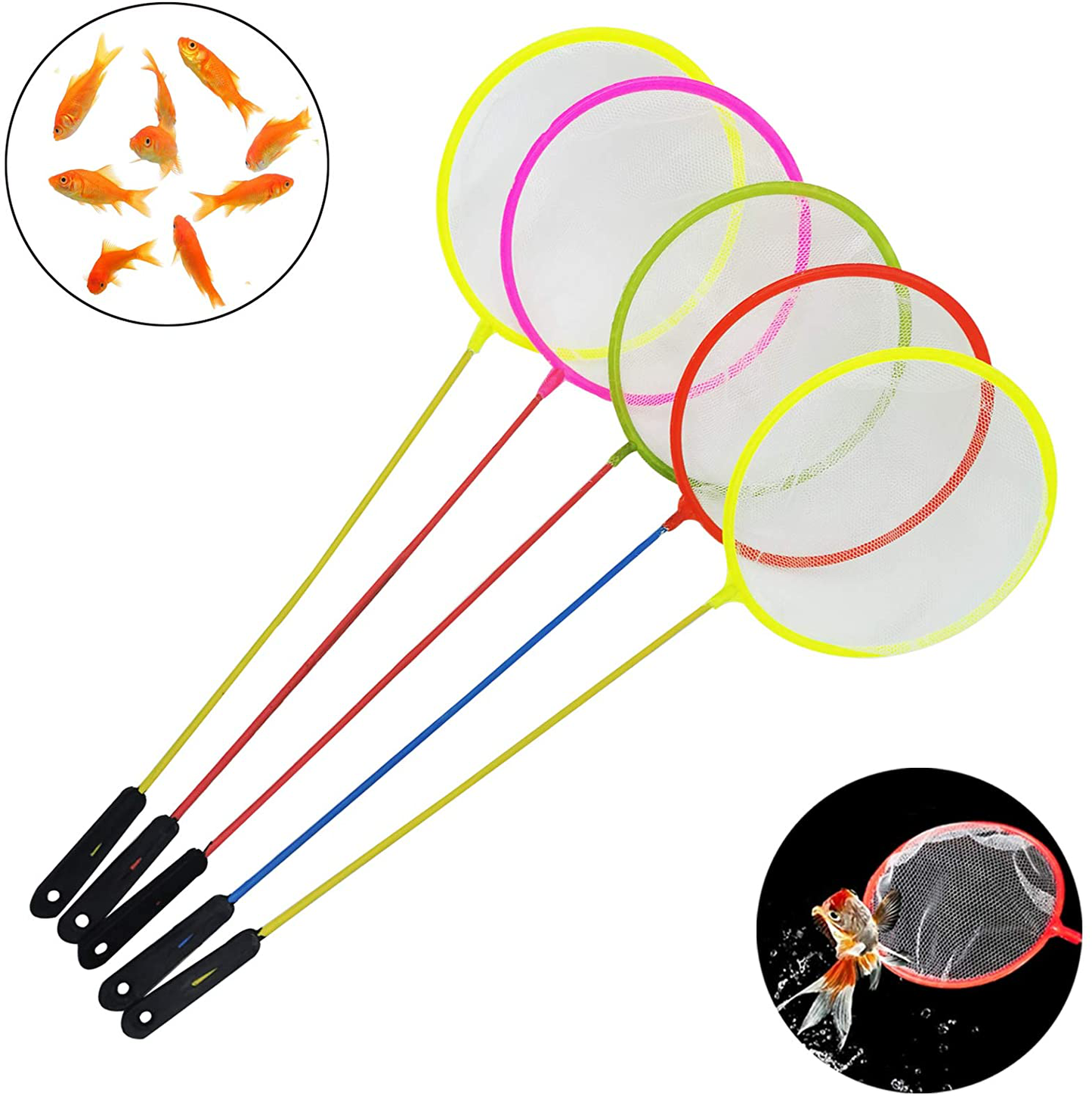 Mini Fine Sieve Small Fish Net, 10 Pieces Brine Shrimp Net for Mini Fish & Fish Eggs Animals & Pet Supplies > Pet Supplies > Fish Supplies > Aquarium Fish Nets Treatortrick