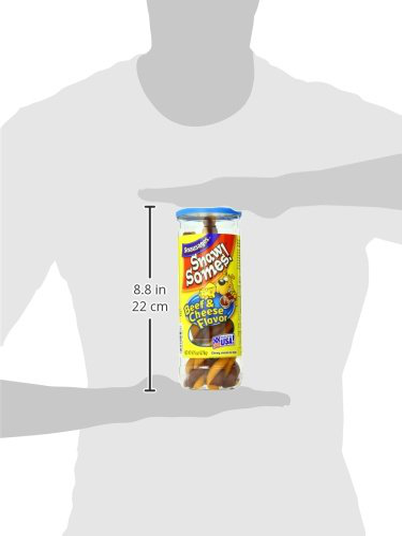 Snausages Snawsomes! Beef & Cheese Snacks for Dogs 9.75 Ounce (Pack of 1) Animals & Pet Supplies > Pet Supplies > Dog Supplies > Dog Treats Snausages