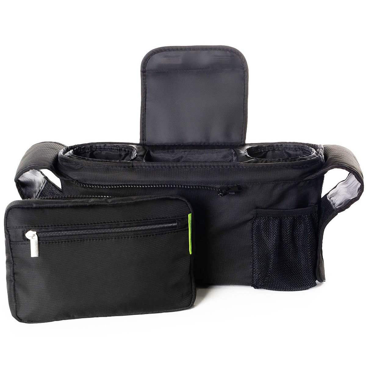 Ethan & Emma Universal Baby Stroller Organizer with Insulated Cup Holders for Smart Moms. Diaper Storage, Secure Straps, Detachable Bag, Pockets for Phone, Keys, Toys. Compact Design Fit All Strollers Animals & Pet Supplies > Pet Supplies > Dog Supplies > Dog Treadmills Ethan & Emma