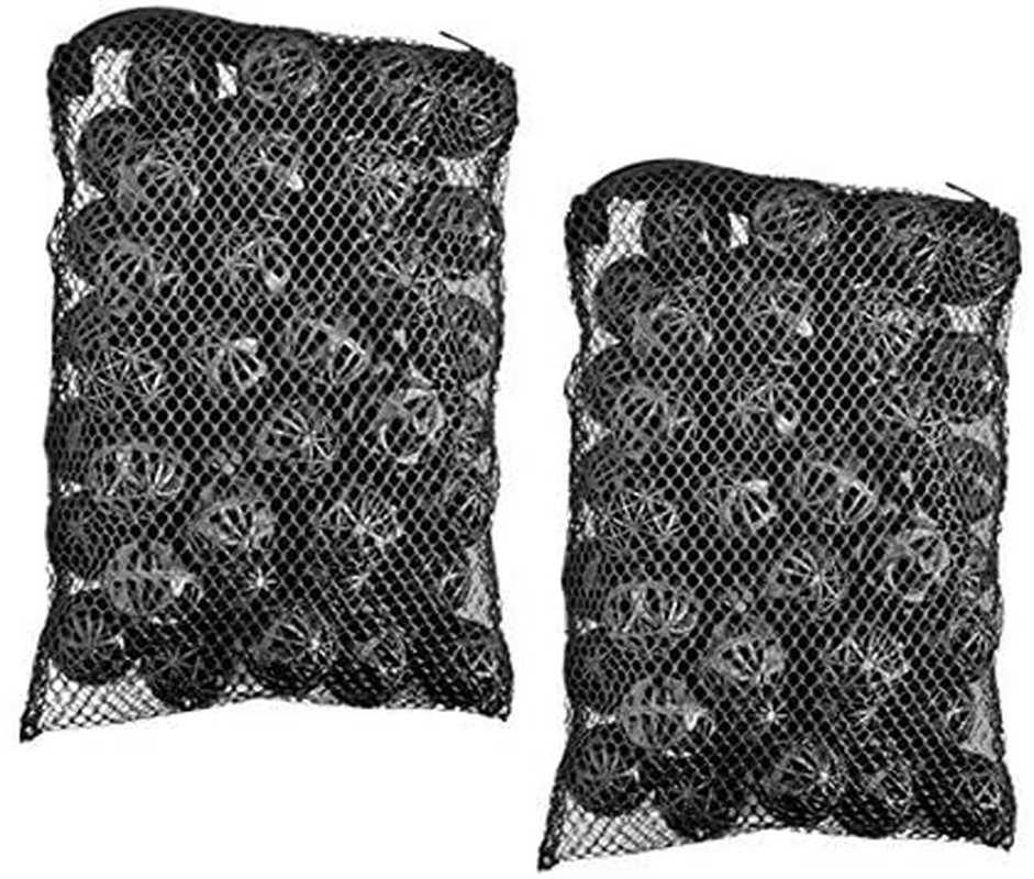 CNZ 50Pcs Black Aquarium Fish Tank Filter Bio-Balls Filtration Media, 1-Inch Animals & Pet Supplies > Pet Supplies > Fish Supplies > Aquarium Filters CNZ 2-pack