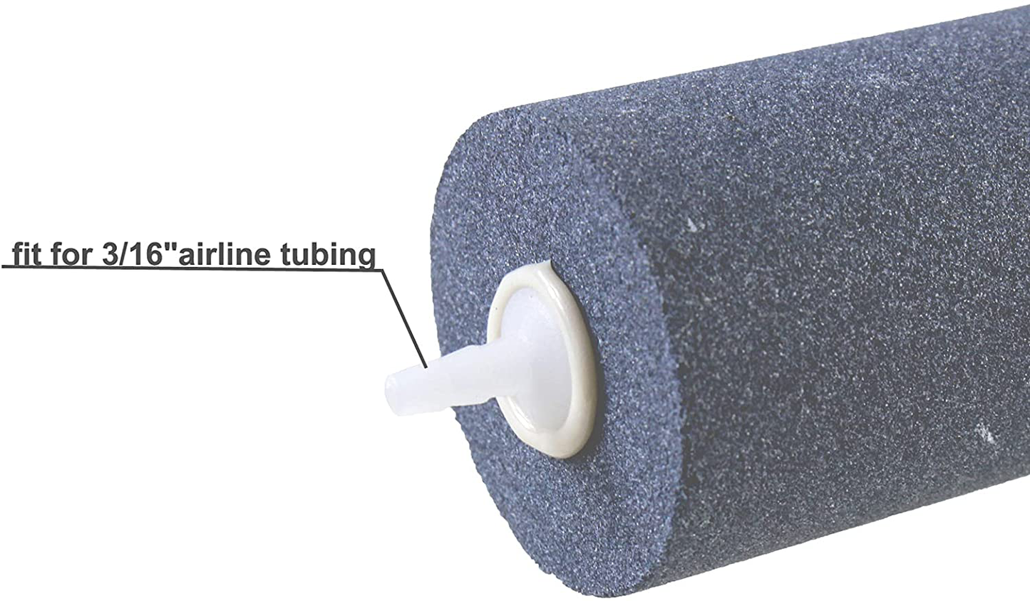 AQUANEAT 2 Pack Air Stone, Large Air Stone Cylinder, Aerator Bubble Diffuser, Air Pump Accessories for Hydroponic Growing System, Pond Circulation, Aquarium Fish Tank Animals & Pet Supplies > Pet Supplies > Fish Supplies > Aquarium & Pond Tubing AQUANEAT