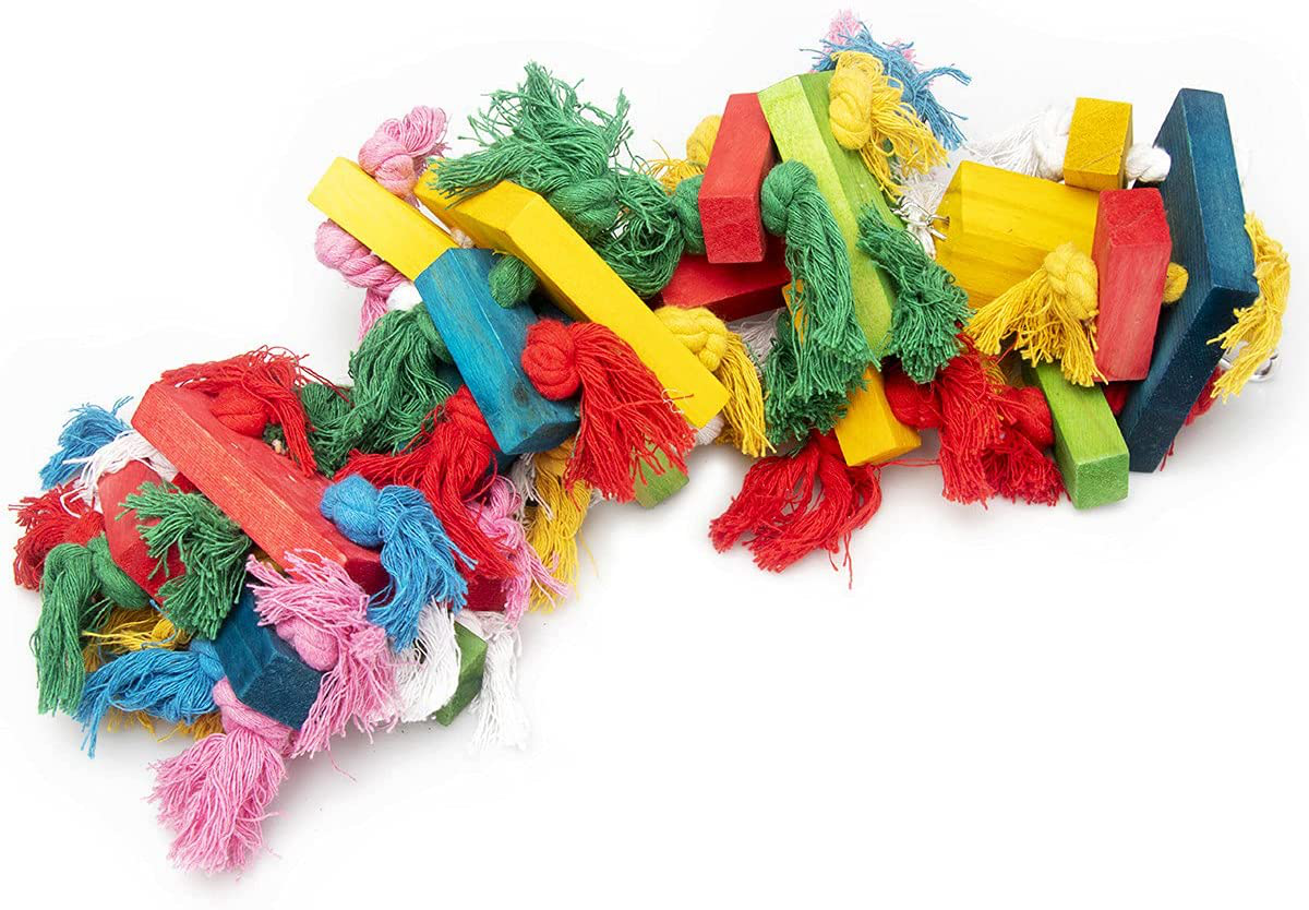 Parrot Toys for Medium Birds, Cardboard Bird Toys African Grey Parrot Toys, Natural Wooden Bird Cage Chewing Toy with Clip for Small Medium Parrots and Birds Cockatiel Conure Animals & Pet Supplies > Pet Supplies > Bird Supplies > Bird Toys Coppthinktu