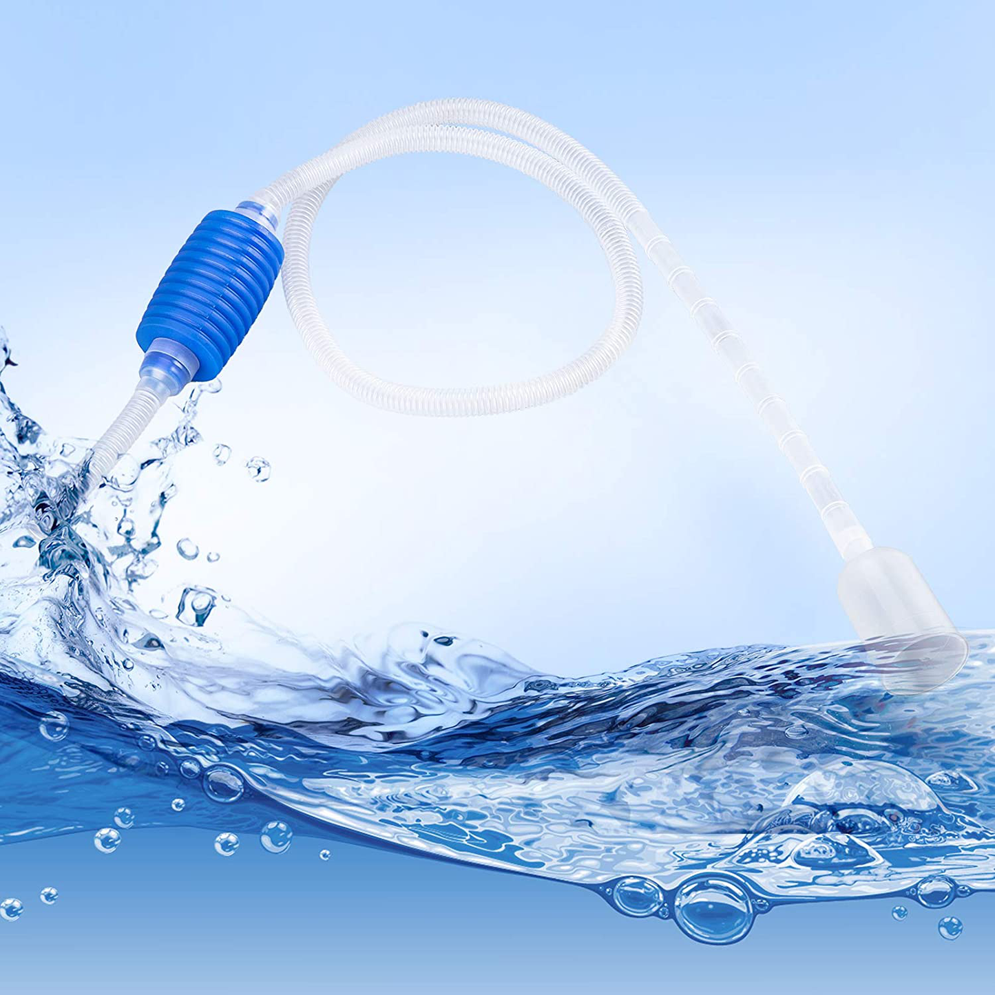 Lazat Chef Fish Tank Cleaner - Aquarium Long Nozzle Water Changer Flow Controller Animals & Pet Supplies > Pet Supplies > Fish Supplies > Aquarium Cleaning Supplies Lazat Chef