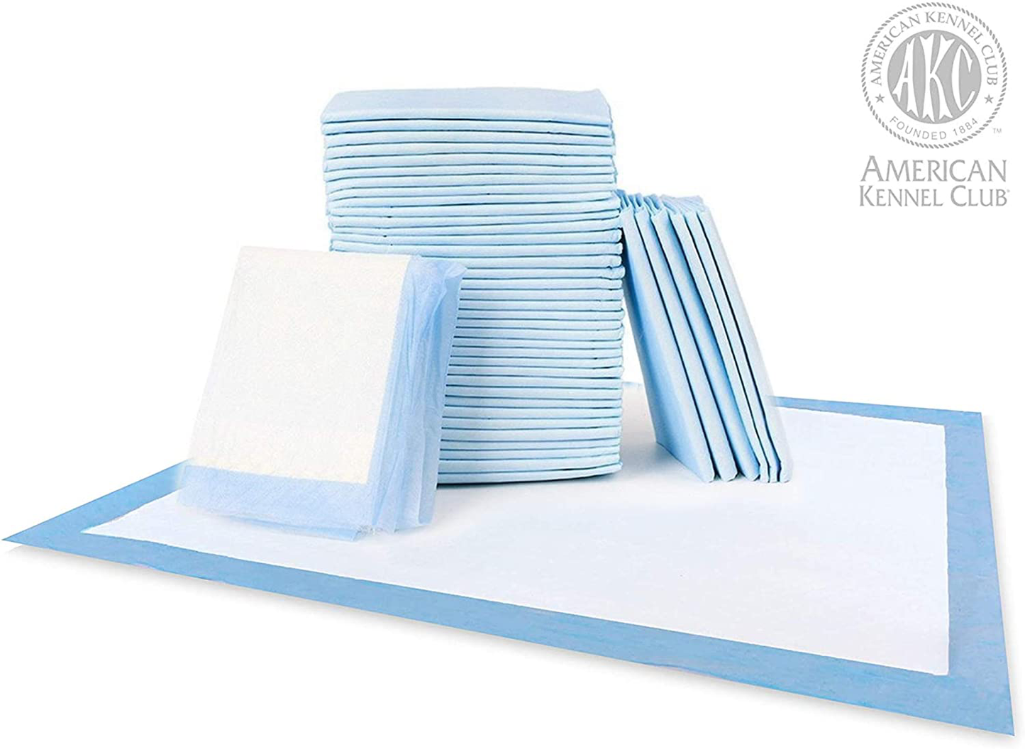 American Kennel Club AKC 63865 Lemon Scented Training Pads in Box (150 Pack), 22'' X 22'' - Pack of 150 Animals & Pet Supplies > Pet Supplies > Dog Supplies > Dog Kennels & Runs American Kennel Club