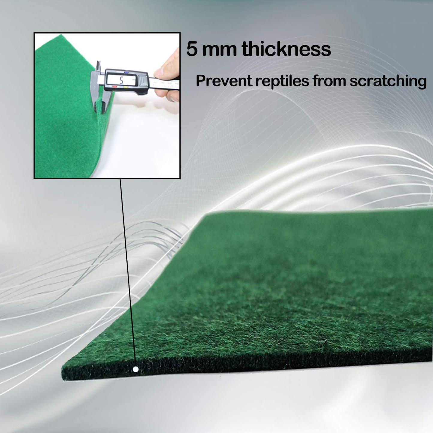 HERCOCCI 2 Pack Reptile Carpet, 39’’ X 20’’ Terrarium Bedding Substrate Liner Reptile Cage Mat Supplies for Bearded Dragon Lizard Tortoise Leopard Gecko Snake Animals & Pet Supplies > Pet Supplies > Reptile & Amphibian Supplies > Reptile & Amphibian Substrates HERCOCCI