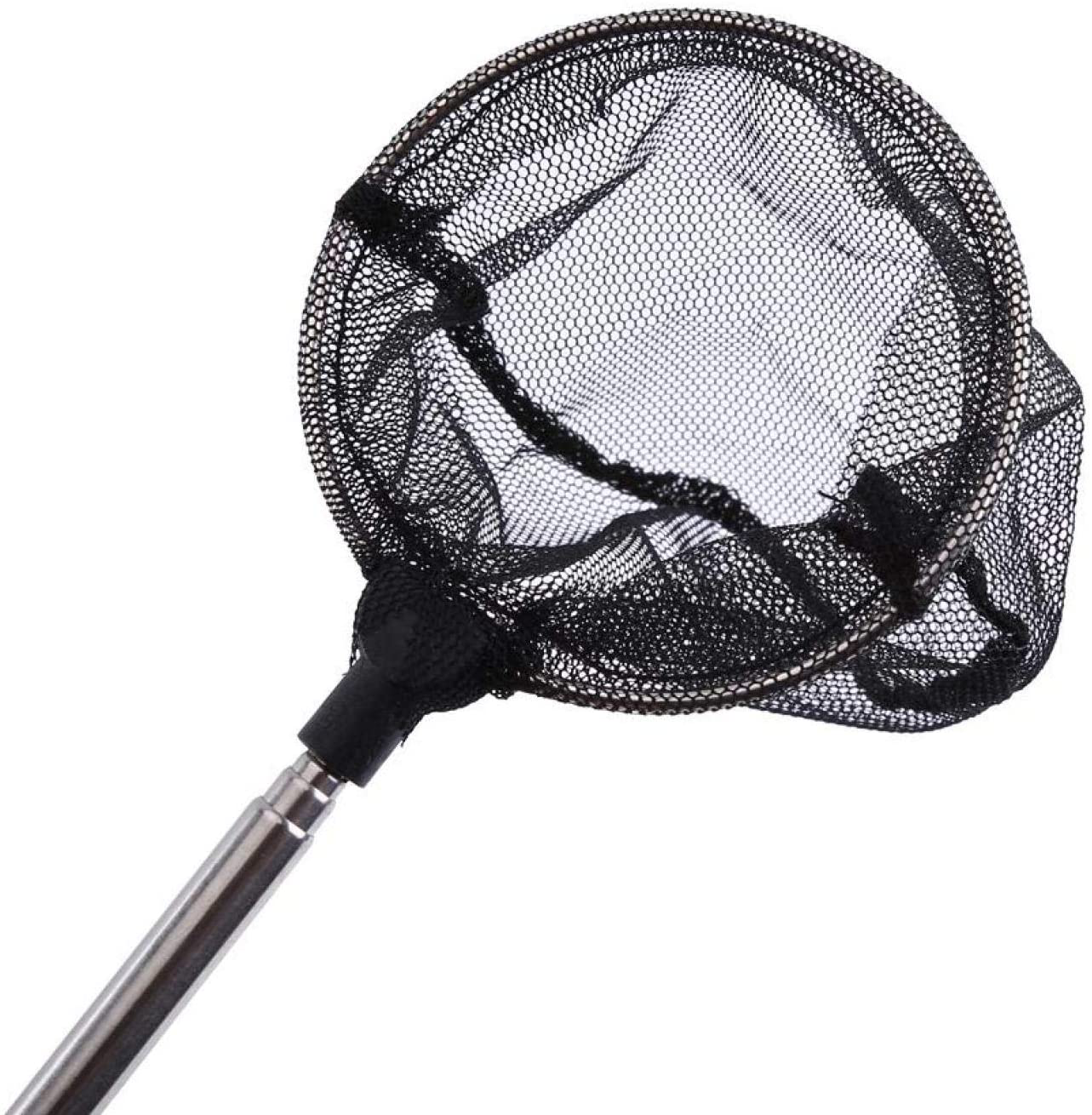 GLOGLOW Landing Net, Fish Tank Aquarium Net Mini Adjustable Telescopic Fishes Shrimps Landing Net Fish Landing Stainless Steel Net Fishing Landing Net Animals & Pet Supplies > Pet Supplies > Fish Supplies > Aquarium Fish Nets GLOGLOW