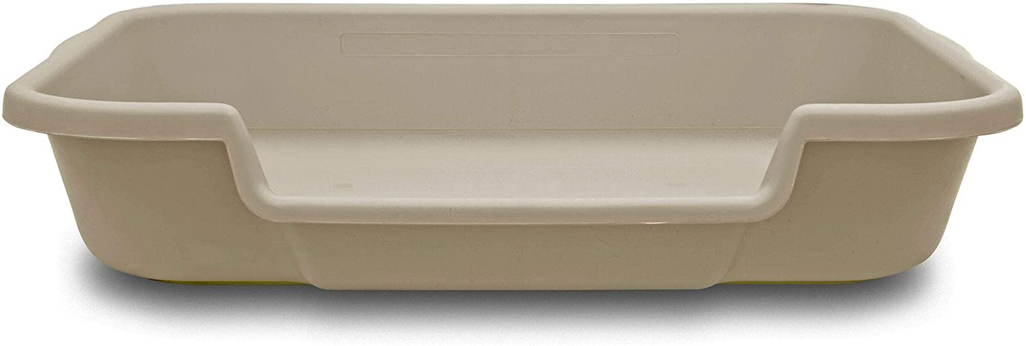 Ne14Pets Kitty Go Here Senior Cat Litter Box, Beach Sand Color, 2 Pans in One Box, save on Shipping, Large 24" X 20" X 5". USA Made Animals & Pet Supplies > Pet Supplies > Cat Supplies > Cat Litter Peck Rock Associates