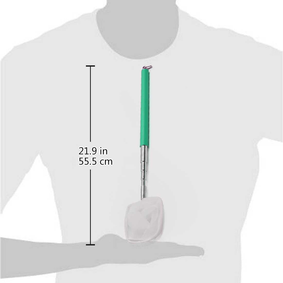 Uxcell Stainless Steel Extendable Handle Betta Aquarium Pond Fish Shrimp Skimming Net Animals & Pet Supplies > Pet Supplies > Fish Supplies > Aquarium Fish Nets uxcell