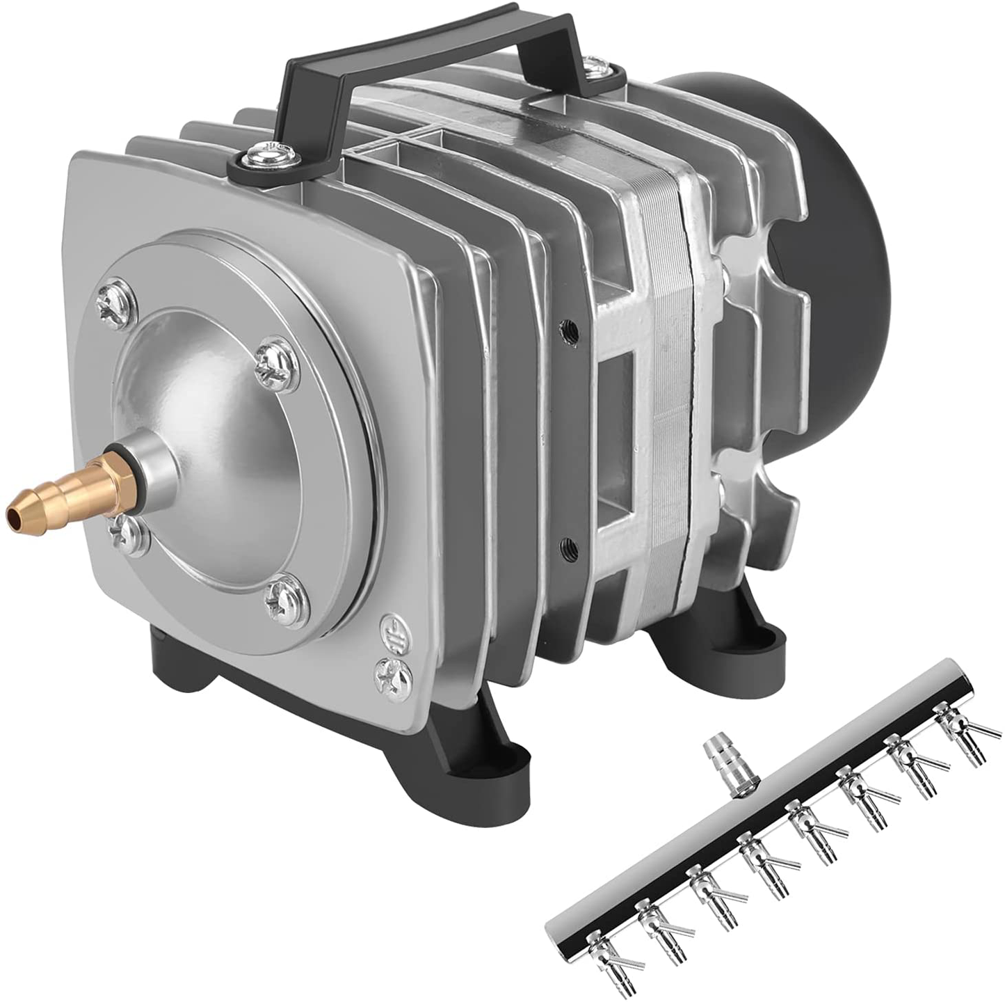 Aquarium Air Pump - Kulife Air Pump for Fish Tank, Fish Tank Air Pump Bubbler Pond Aerator, Hydroponic Air Pump, 650/1250/1480/1780GPH Commercial Air Pump Animals & Pet Supplies > Pet Supplies > Fish Supplies > Aquarium & Pond Tubing Kulife 1480GPH