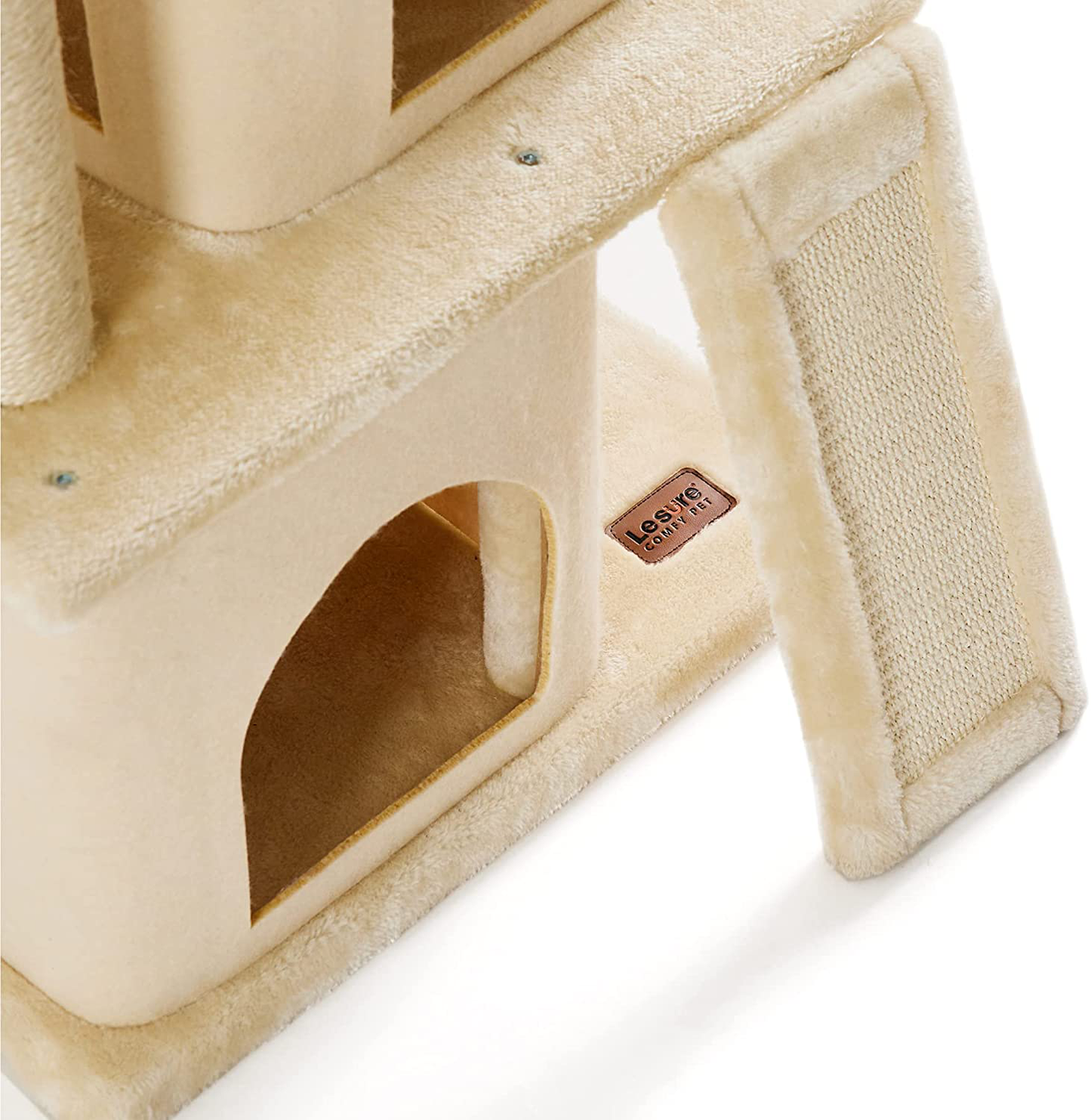 Lesure Cat Tree for Indoor Cats - Large Cat Tower Condos with Scratching Post and Platform, Multi-Level Pet Play House Stable Kitty Furniture, 34 Inches Tall Animals & Pet Supplies > Pet Supplies > Cat Supplies > Cat Furniture LE SURE