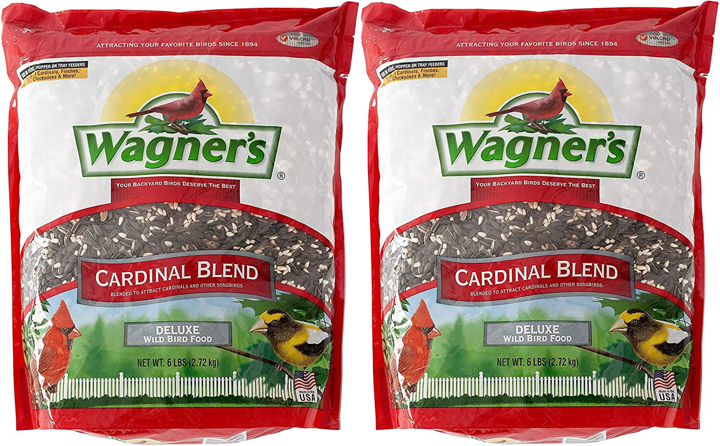 Wagner'S 62032 Cardinal Blend Wild Bird Food, 6-Pound Bag Animals & Pet Supplies > Pet Supplies > Bird Supplies > Bird Food Wagner's 2-Pack