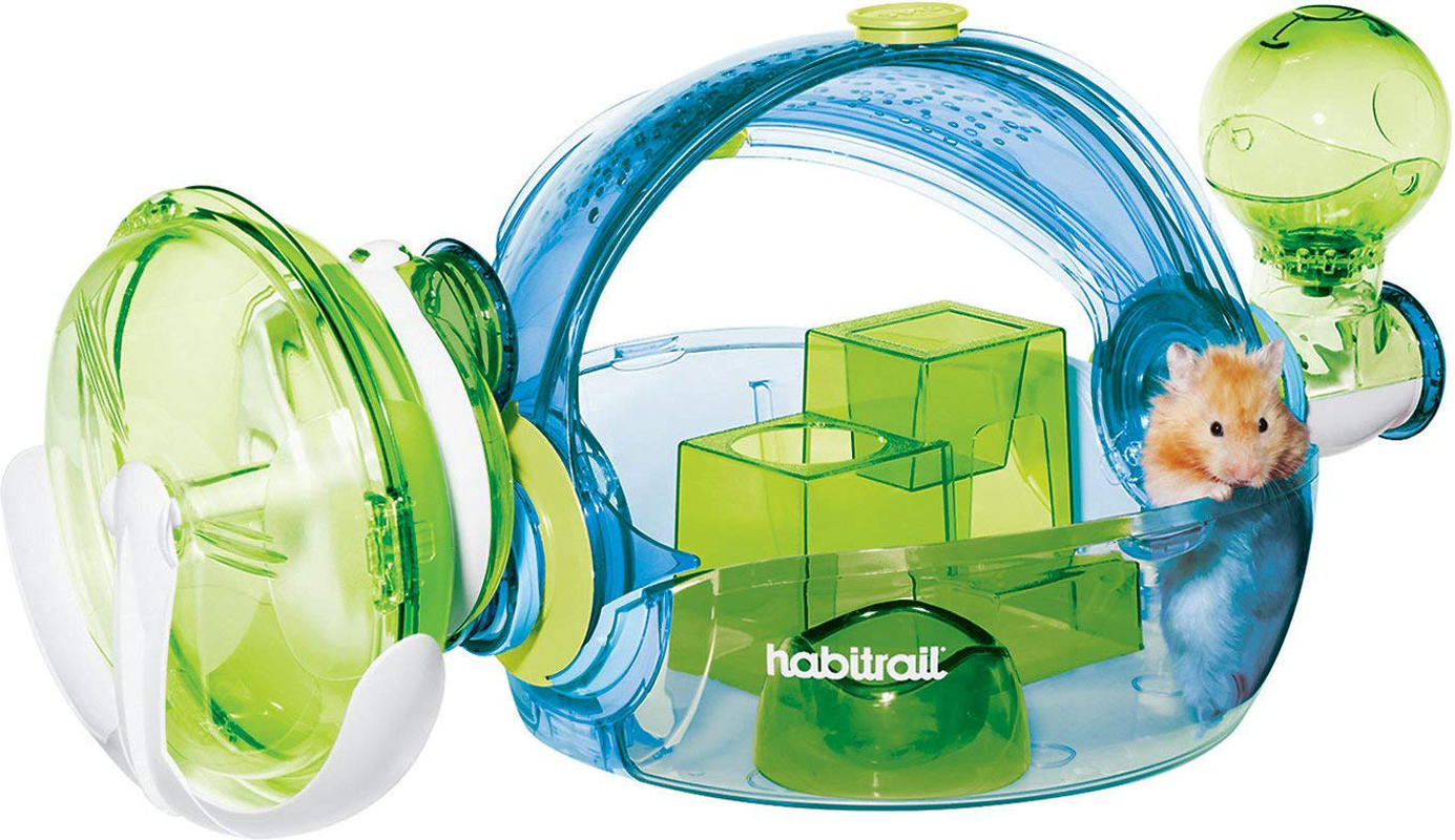 Habitrail Ovo Home, Blue Hamster Cage, Small Animal Habitat, Hamster Accessories Animals & Pet Supplies > Pet Supplies > Small Animal Supplies > Small Animal Habitat Accessories Habitrail