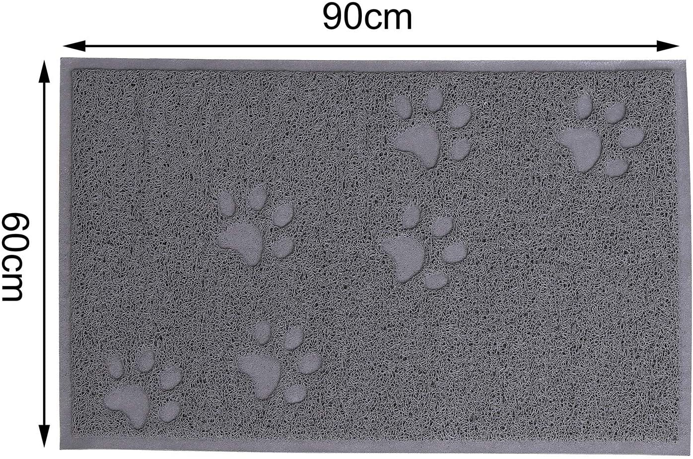Lionto by Dibea Cat Litter Tray Cat Mat, Cat Toilet Litter Mat, Size, L, 60 X 90 Cm Animals & Pet Supplies > Pet Supplies > Cat Supplies > Cat Litter Box Mats Dibea