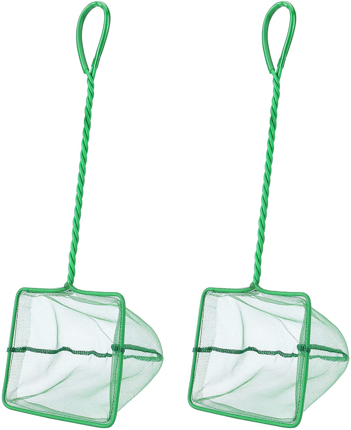 Mogoko 2 Pack Fish Net, Multi-Size Fine Mesh Aquarium Net with Long Plastic Handle for Fish Tank Animals & Pet Supplies > Pet Supplies > Fish Supplies > Aquarium Fish Nets Mogoko Medium