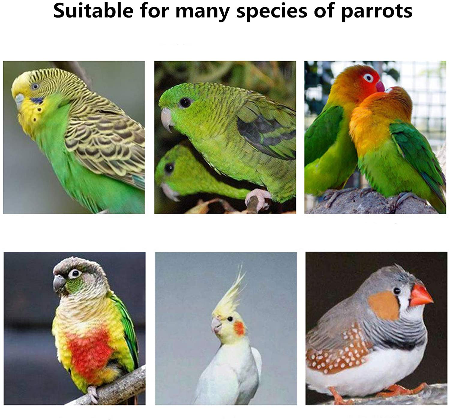 Alfyng Parakeet Nest Warm Box, Bird Breeding Box, Parrot Wood House Nesting Box, Parrotlets Budgie Mating Box, Aviary Cage Box for Lovebirds, Cockatiel, with Birds Stand Perch Animals & Pet Supplies > Pet Supplies > Bird Supplies > Bird Cages & Stands alfyng