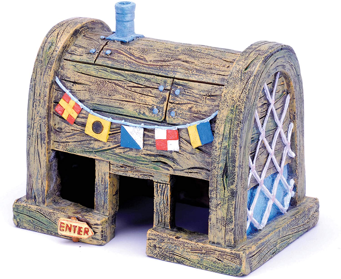 Penn-Plax Officially Licensed Spongebob Squarepants Krusty Krab Small Aquarium Ornament… Animals & Pet Supplies > Pet Supplies > Fish Supplies > Aquarium Decor Penn-Plax