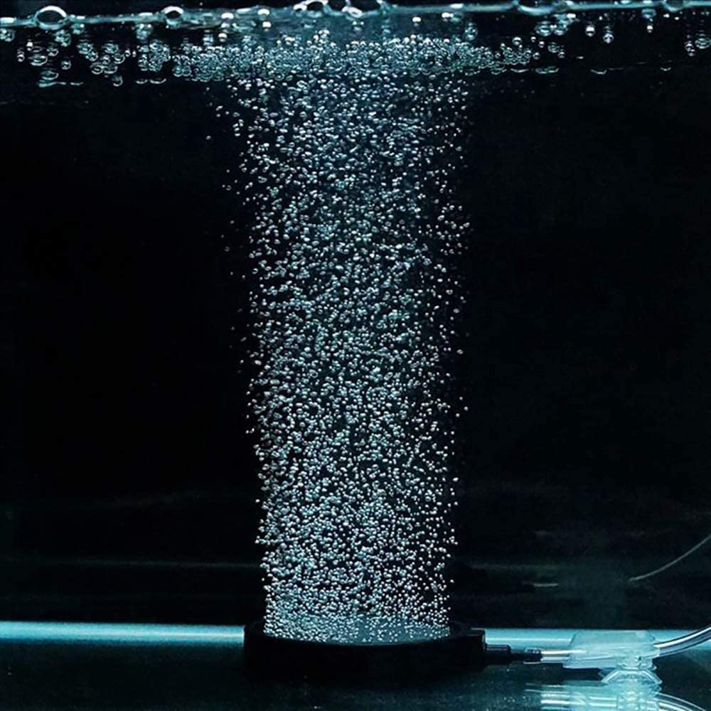 PIVBY 4.2-Inch Air Stone Disc Bubble Diffuser with Suction Cups for Oxygenation in Fresh/Saltwater Tanks, Ponds, Hydroponic, Aquaponics, and as a Decorative Airstone for Aquariums Animals & Pet Supplies > Pet Supplies > Fish Supplies > Aquarium Air Stones & Diffusers PIVBY