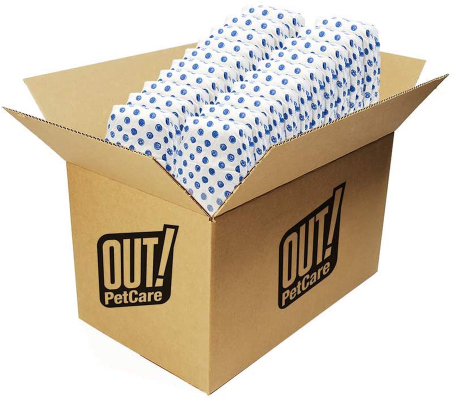 Out! Pet Care Disposable Male Dog Diapers Animals & Pet Supplies > Pet Supplies > Dog Supplies > Dog Diaper Pads & Liners OUT! 96 ct M/L