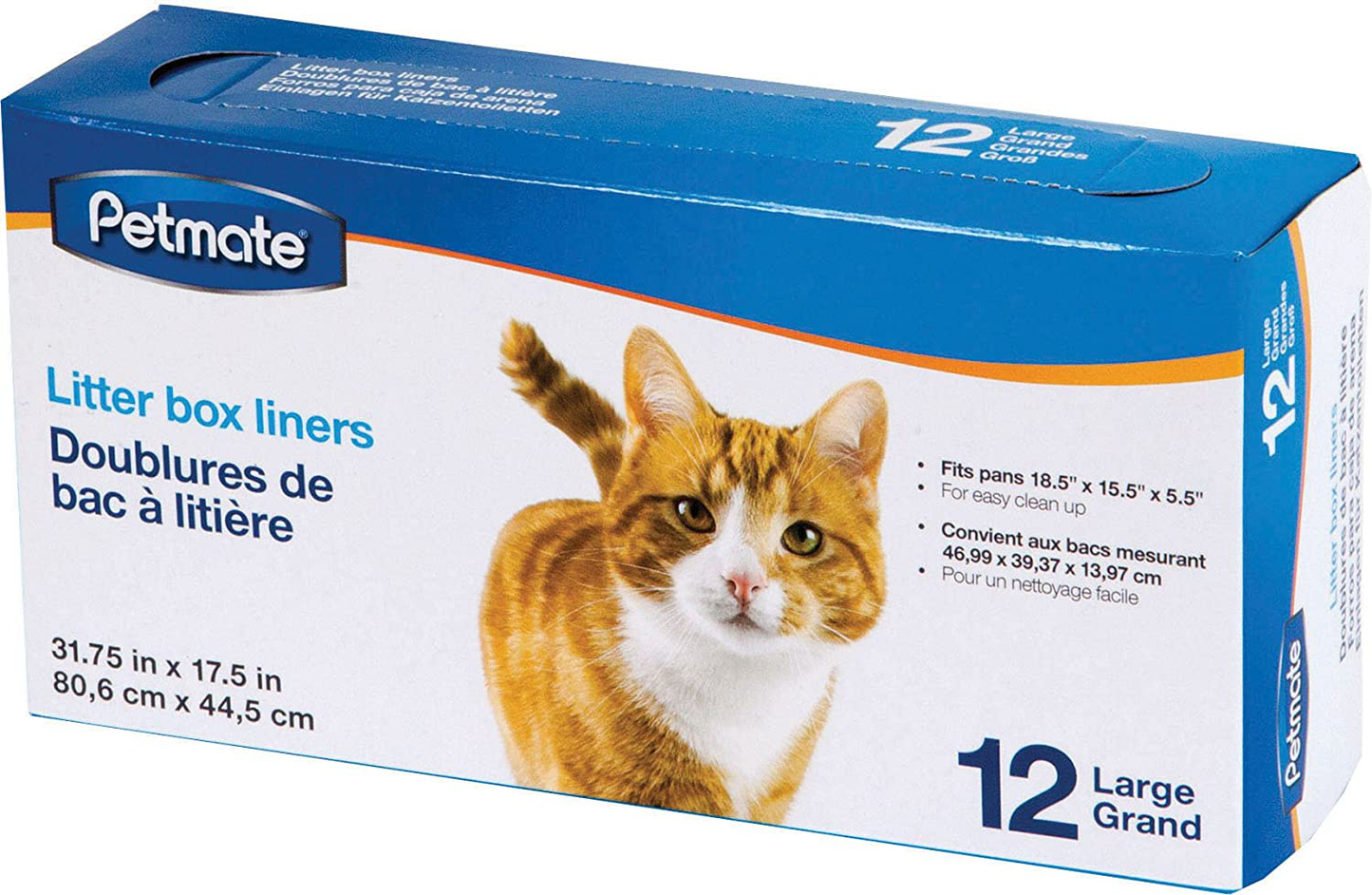 Petmate Cat Pan Liners Large Animals & Pet Supplies > Pet Supplies > Cat Supplies > Cat Litter Box Liners Petmate