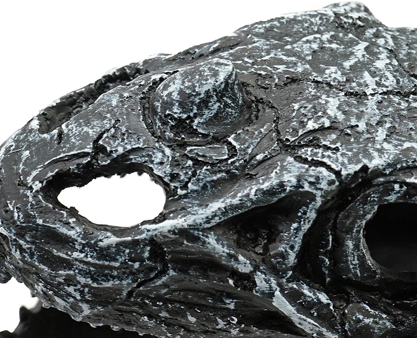 MINYULUA Reptile Hide Cave Resin Reptile Hide Habitat Skull Terrarium Decor Aquarium Ornament for Fish Hide Cave Lizards Turtles Amphibians Fish Small Animals Animals & Pet Supplies > Pet Supplies > Reptile & Amphibian Supplies > Reptile & Amphibian Habitats MINYULUA