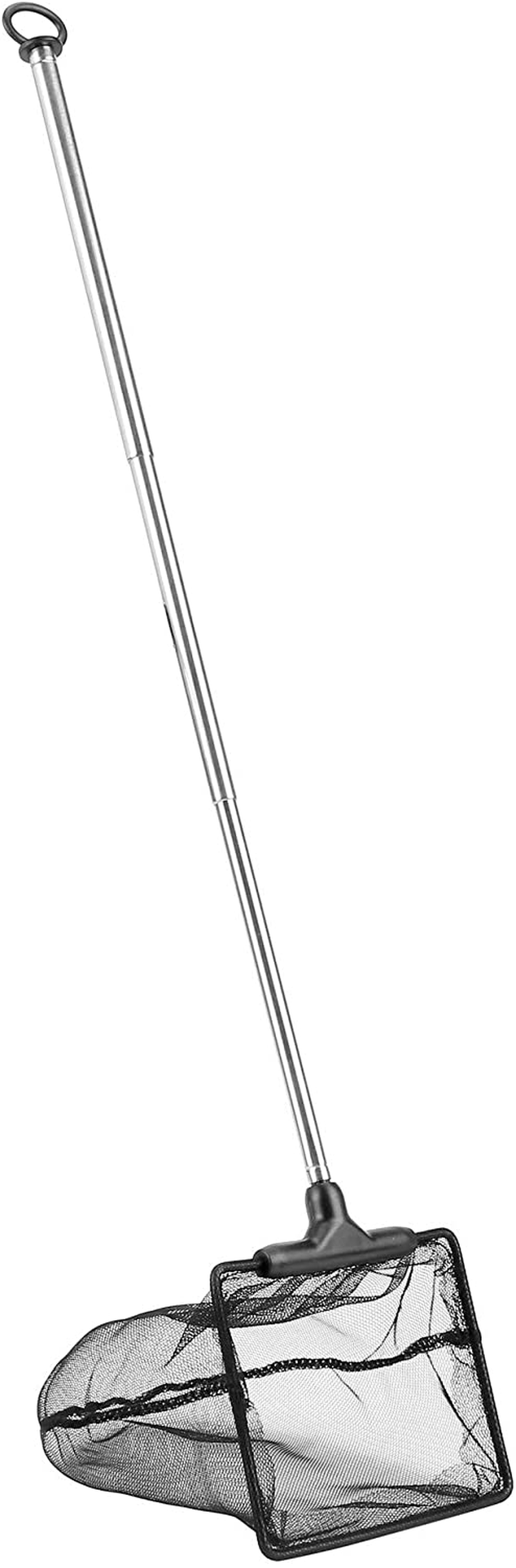 Lpraer Aquarium Fish Net with Extendable Stainless Steel Long Handle Fine Mesh Net for Fish Tank Animals & Pet Supplies > Pet Supplies > Fish Supplies > Aquarium Cleaning Supplies Mangsen Medium