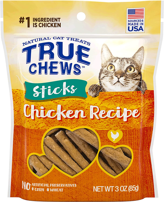 True Chews Cat Sticks Chicken Recipe 3Oz Animals & Pet Supplies > Pet Supplies > Cat Supplies > Cat Treats Tyson   