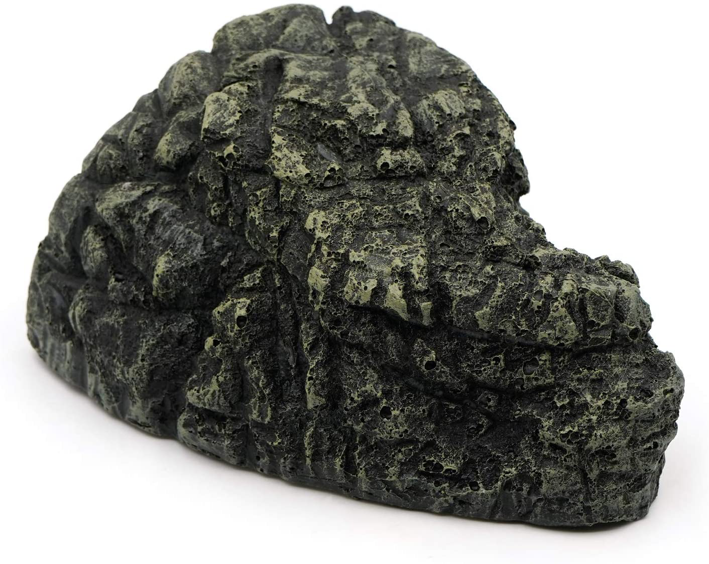 Nomal Reptile Rock Hide Cave, Reptile Cave Hide Aquarium Habitat Decor for Fish Reptiles Amphibians and Small Animals Animals & Pet Supplies > Pet Supplies > Reptile & Amphibian Supplies > Reptile & Amphibian Habitats MYBS Supplies