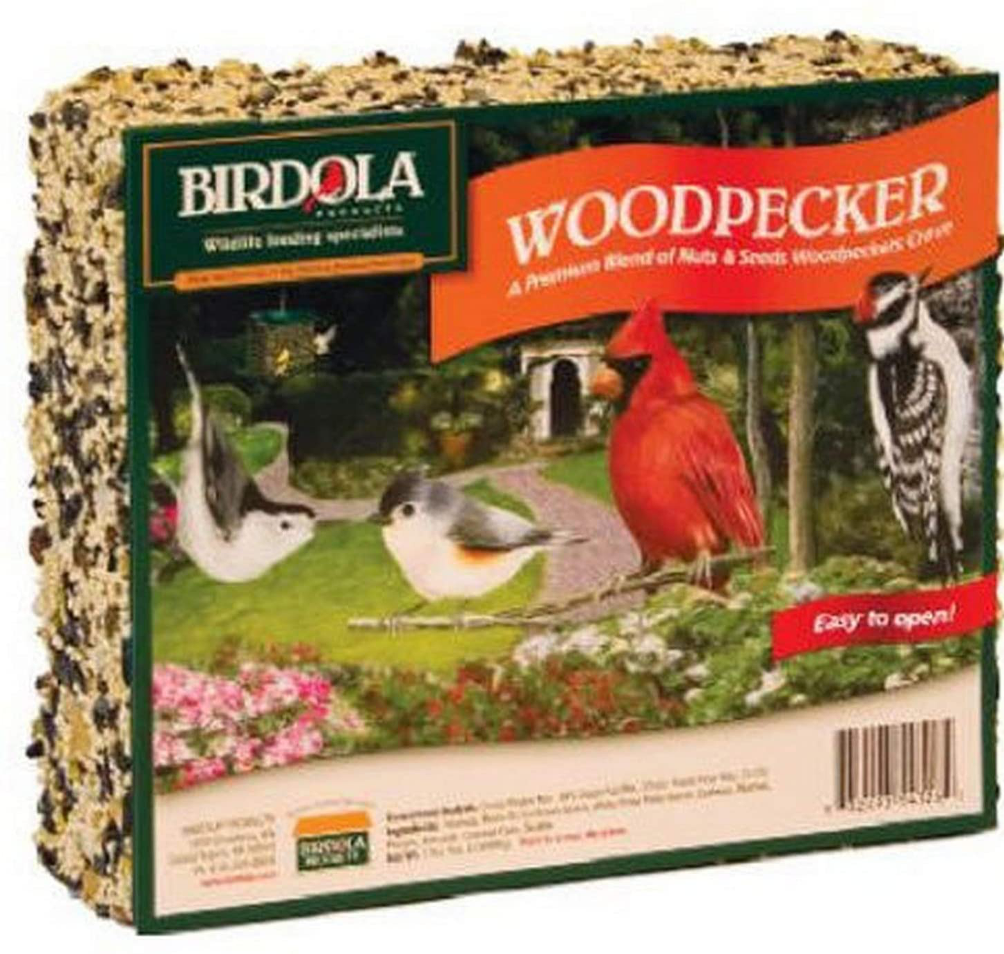 Birdola 54328 Woodpecker Seed Cake, 2 Pound Animals & Pet Supplies > Pet Supplies > Bird Supplies > Bird Food Birdola
