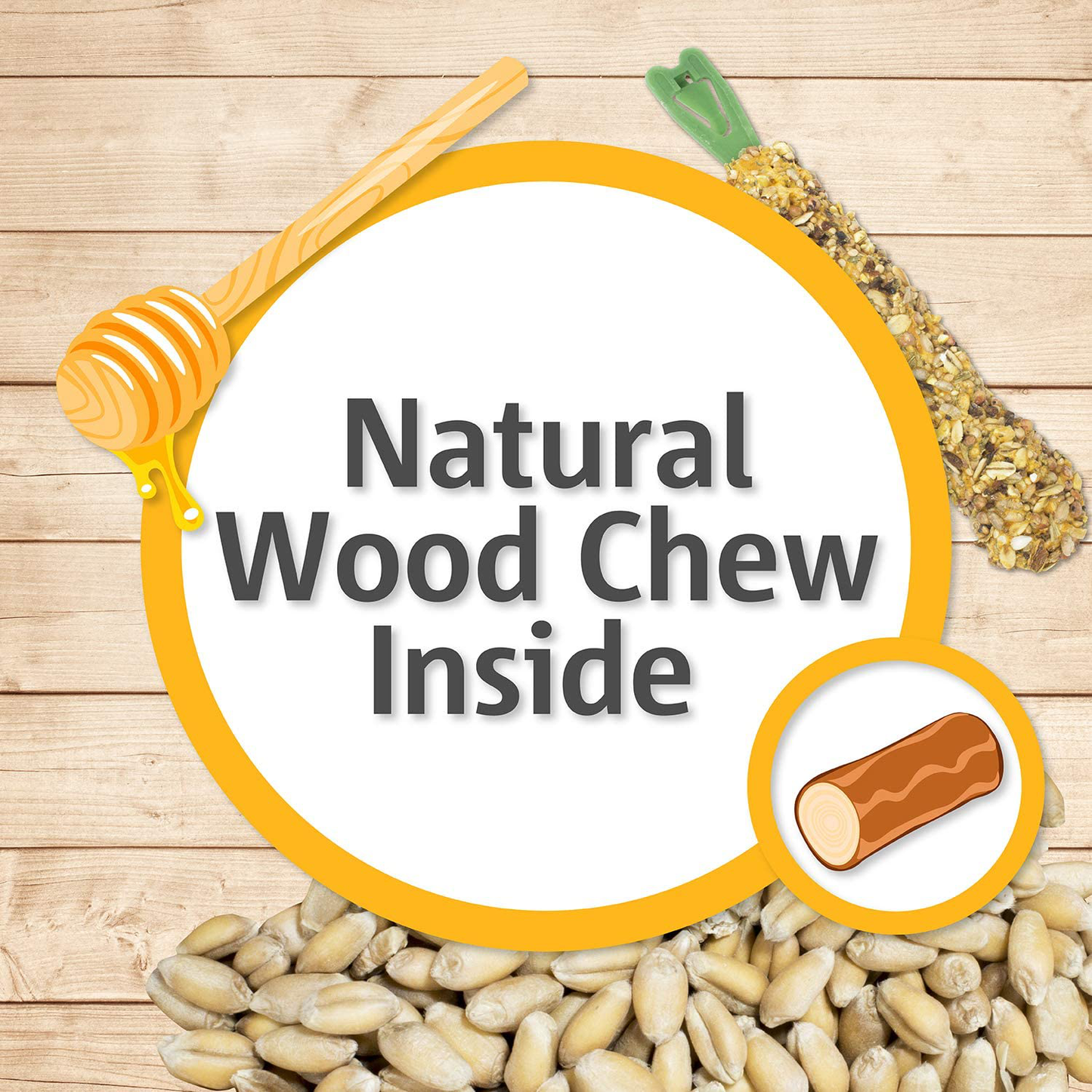 Vitakraft Rabbit Sticks and 4-Ounce Bag Animals & Pet Supplies > Pet Supplies > Small Animal Supplies > Small Animal Food Vitakraft