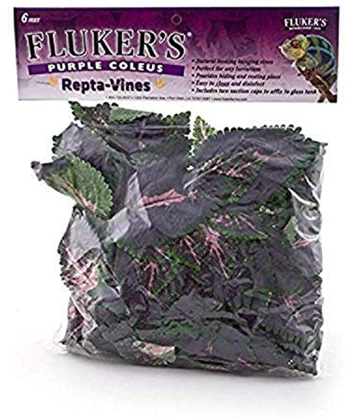 Fluker'S Repta Vines-Purple Coleus for Reptiles and Amphibians Animals & Pet Supplies > Pet Supplies > Reptile & Amphibian Supplies > Reptile & Amphibian Habitats Fluker's