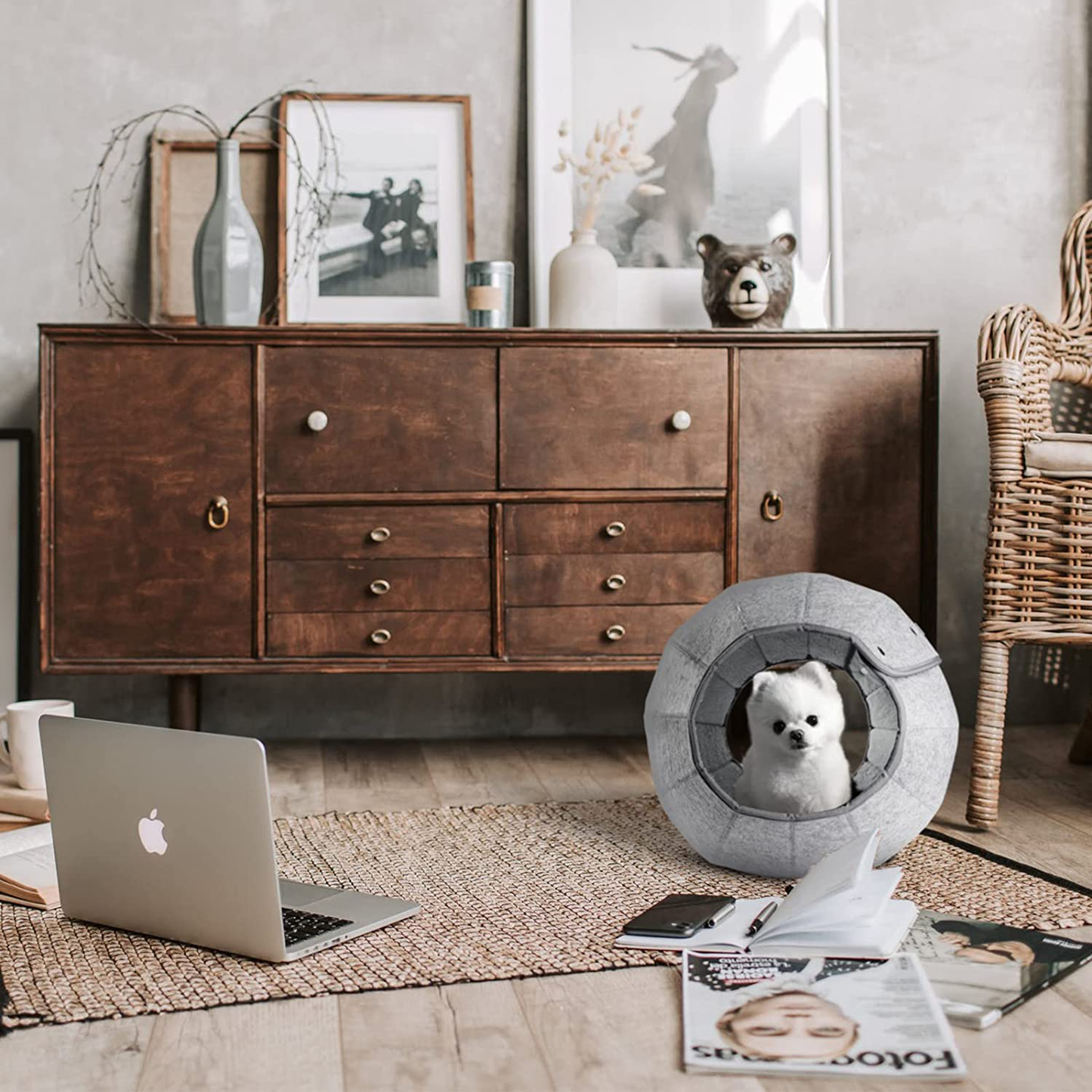 AMJ K·1 Cat Cave Bed Indoor - Cat Toys & Foldable Pet Tunnel Tube Condos, as a Multi-Function Fun Toy for Puppy Dogs & Cats Animals & Pet Supplies > Pet Supplies > Cat Supplies > Cat Beds AMJ001