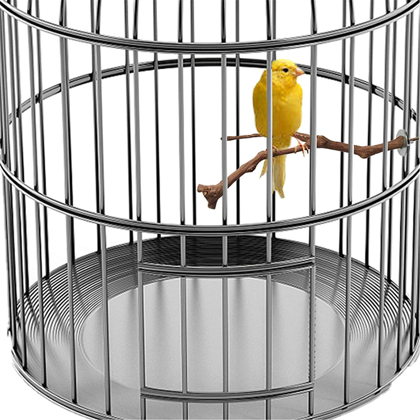 Kathson Parrot Perch Stand Bird Cagestand Pole Natural Wild Grape Stick Grinding Paw Cage Accessories for Parakeet Budgies Conure Lovebirds Platform Animals & Pet Supplies > Pet Supplies > Bird Supplies > Bird Cage Accessories kathson
