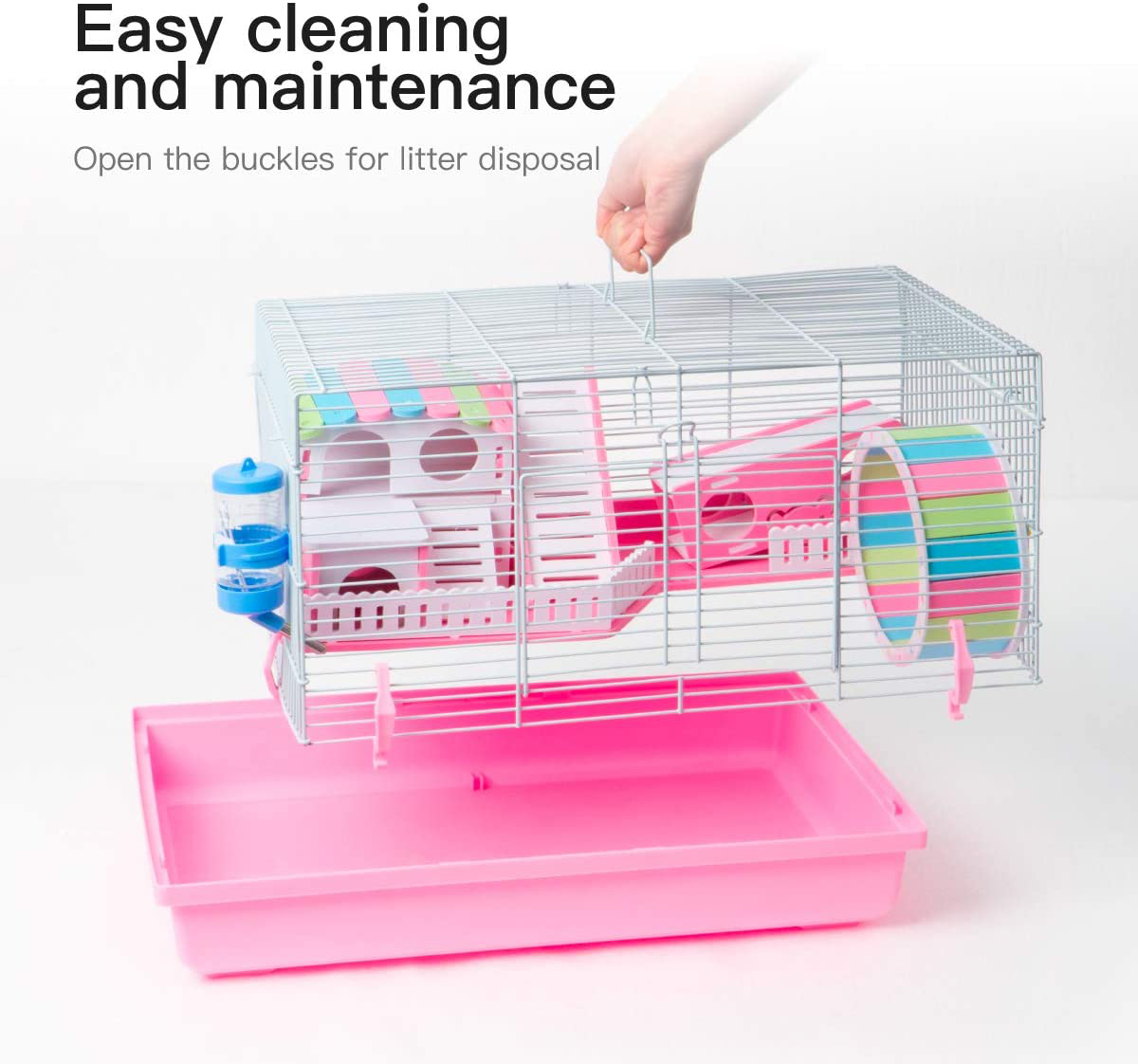 ROBUD Large Hamster Cage Gerbil Haven Habitat Small Animal Cage Animals & Pet Supplies > Pet Supplies > Small Animal Supplies > Small Animal Habitat Accessories ROBUD