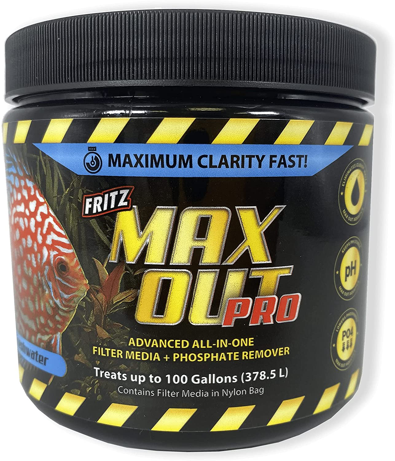 Fritz Aquatics Maxout Pro Filter Media + Phosphate Remover for Freshwater Aquariums Animals & Pet Supplies > Pet Supplies > Fish Supplies > Aquarium Filters MAXOUT