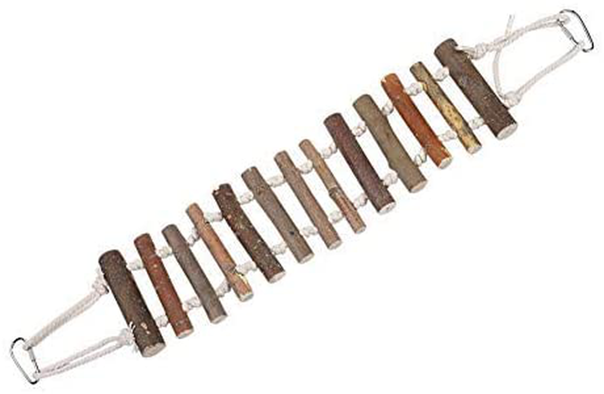 Rope Ladder Bird Toy, Bird Ladder Rope, Naturals Rope Wooden Ladder Bird Toy Swing Ladder Toy for Parrots Pet Hamster Bird Bird Parrot Toys Ladders Swing Chewing Toys Hanging Pet Bird Cage Accessories Animals & Pet Supplies > Pet Supplies > Bird Supplies > Bird Ladders & Perches Yosooa