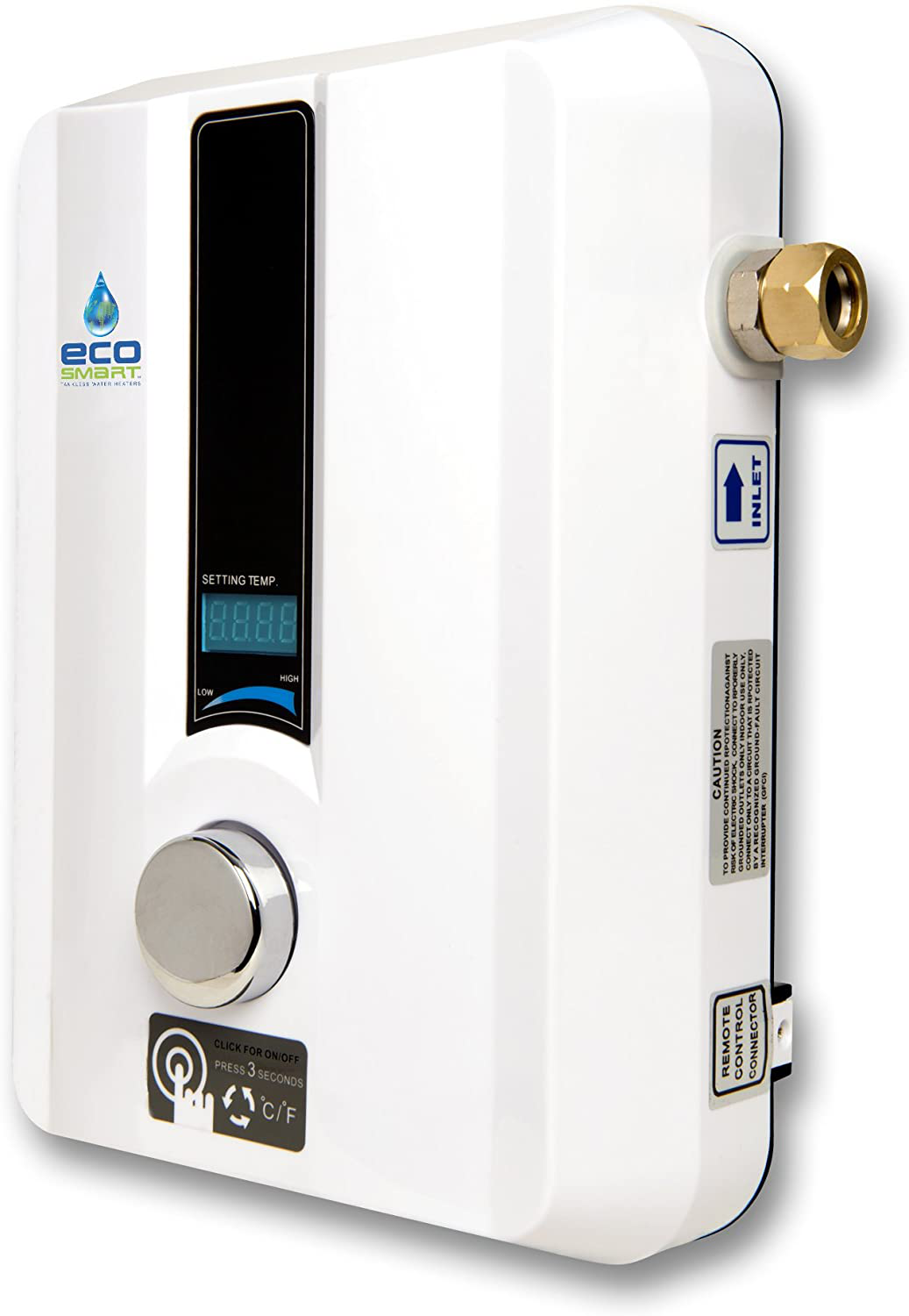 Ecosmart 8 KW Electric Tankless Water Heater, 8 KW at 240 Volts with Patented Self Modulating Technology Animals & Pet Supplies > Pet Supplies > Fish Supplies > Aquarium Decor EcoSmart