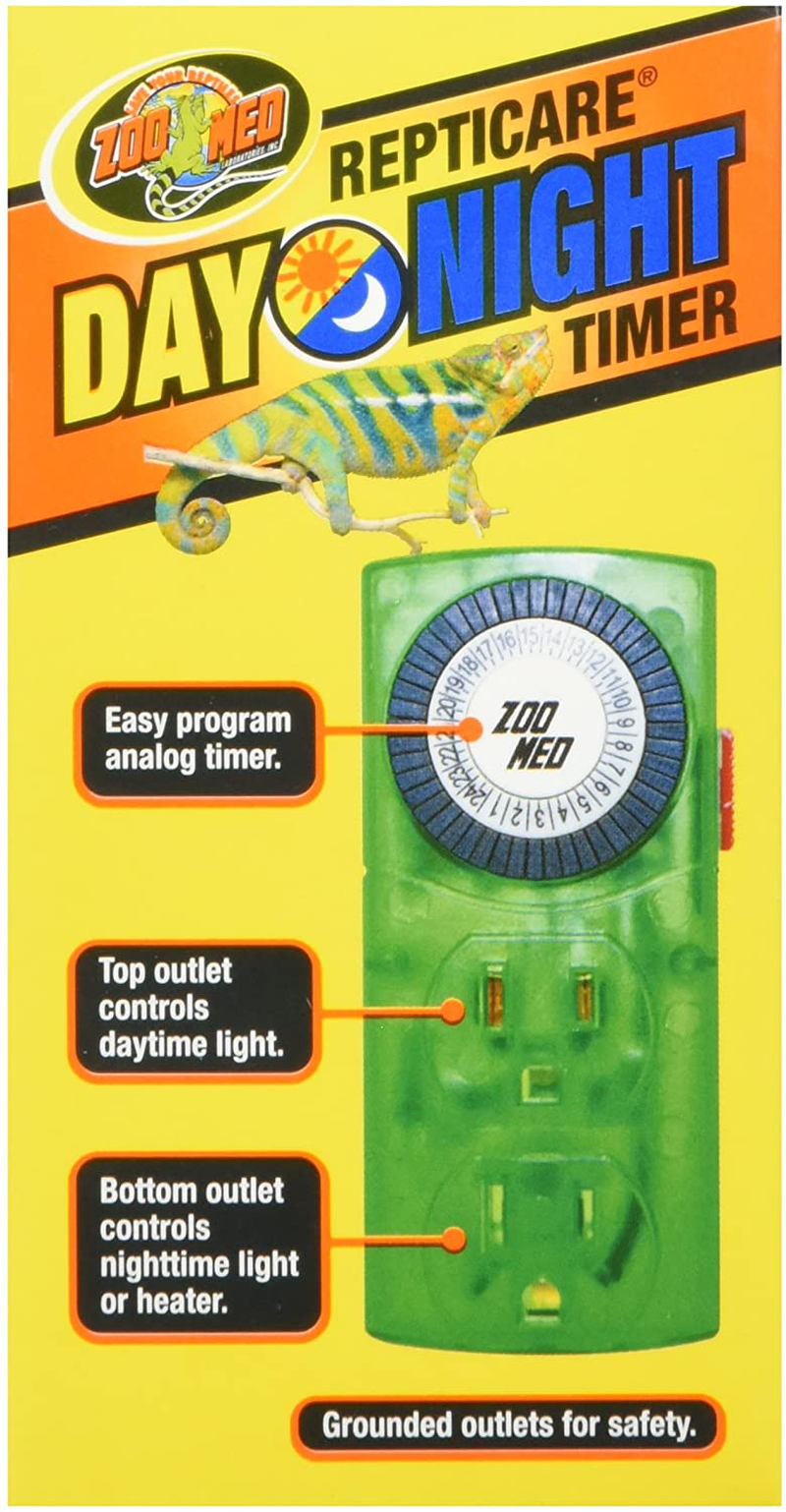 Zoo Med Laboratories SZMLT10 Repti Day Night Timer Animals & Pet Supplies > Pet Supplies > Reptile & Amphibian Supplies > Reptile & Amphibian Habitat Heating & Lighting Zoo Med