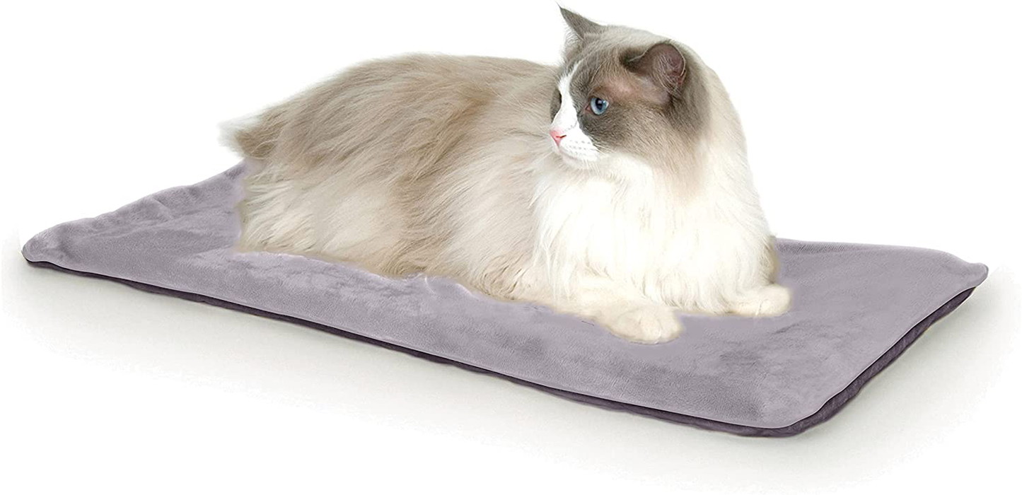 K&H Pet Products Heated Thermo-Kitty Mat Reversible Cat Bed Animals & Pet Supplies > Pet Supplies > Cat Supplies > Cat Beds K&H PET PRODUCTS Gray