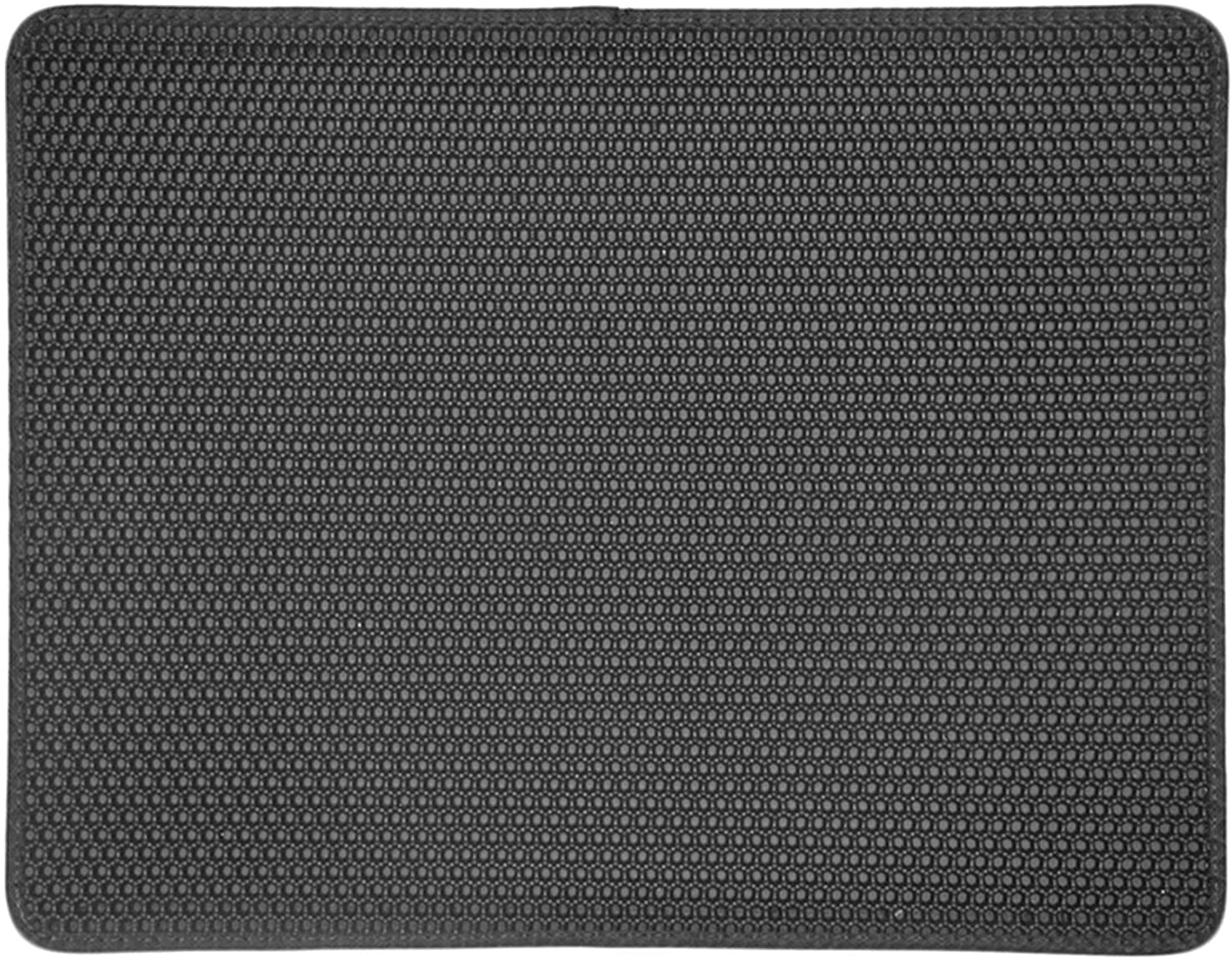 Kitty Cat Litter Mat Anti-Tracking Mat Honeycomb Double Layer Easy