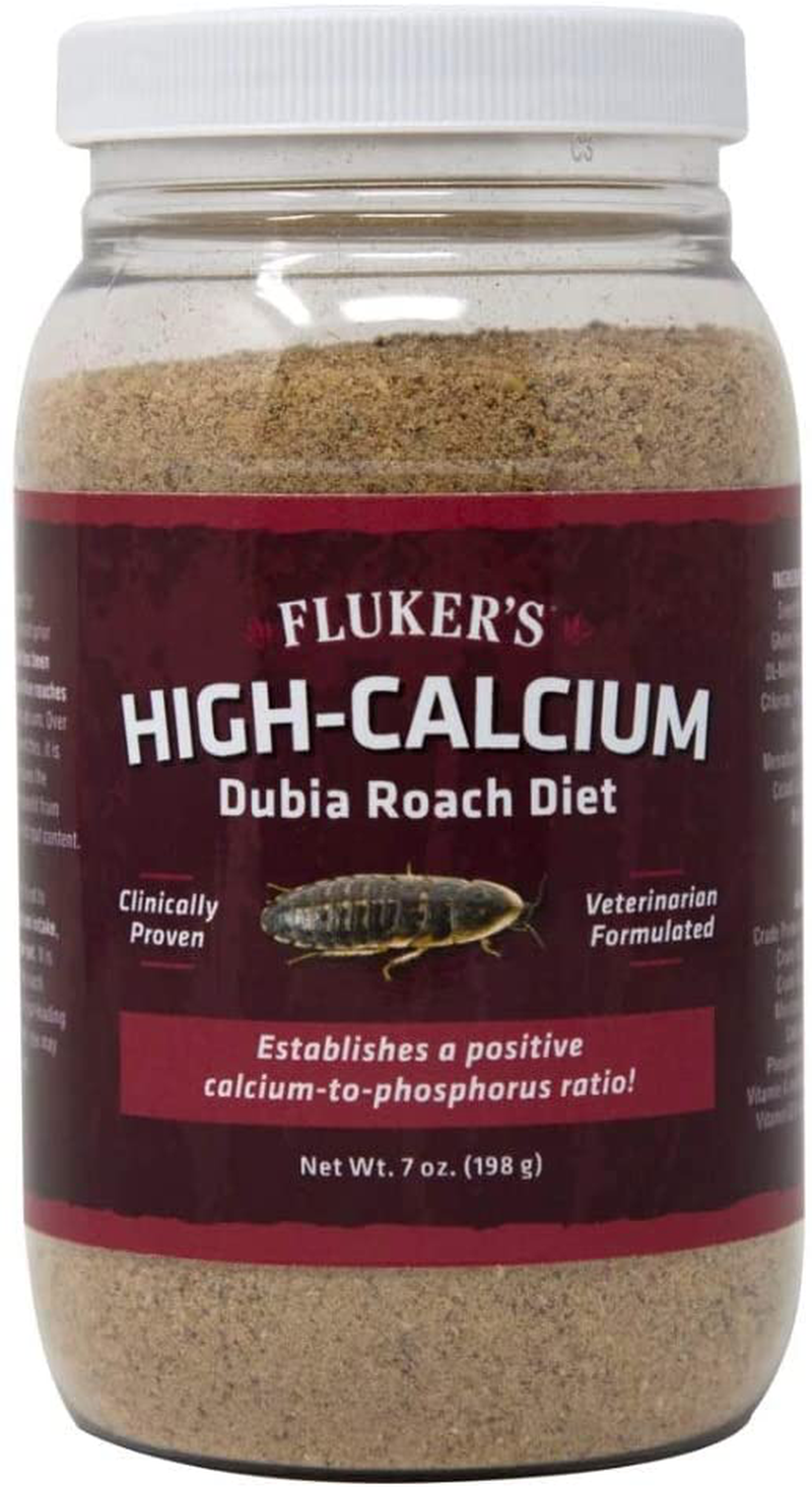 Fluker'S High Calcium Dubia Roach Diet, 7 Ounces, for Reptile Feeder Insects Animals & Pet Supplies > Pet Supplies > Reptile & Amphibian Supplies > Reptile & Amphibian Food Flukers