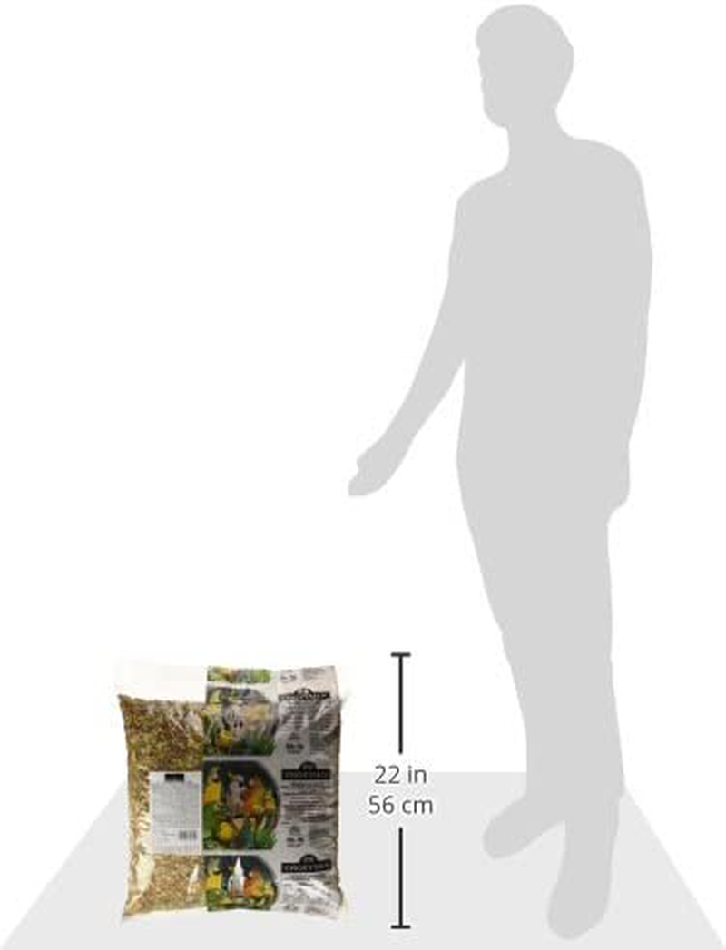 HARI Tropimix Bird Food, Hagen Small Parrot Food with Seeds, Fruit, Nuts, Vegetables, Grains, and Legumes, Enrichment Food, 20 Lb Bag Animals & Pet Supplies > Pet Supplies > Bird Supplies > Bird Food Hari