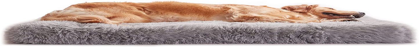 URGVANZ PET Orthopedic Dog Bed for Medium Large Dogs,Washable Removable Cover and Waterproof Lining Pillow Cushion Dog Bed,Warming Plush Faux Fur Pet Bed Mattress for Medium Extra Large Dogs Animals & Pet Supplies > Pet Supplies > Dog Supplies > Dog Beds URGVANZ PET Egg-Crate Foam Bed XX-Large